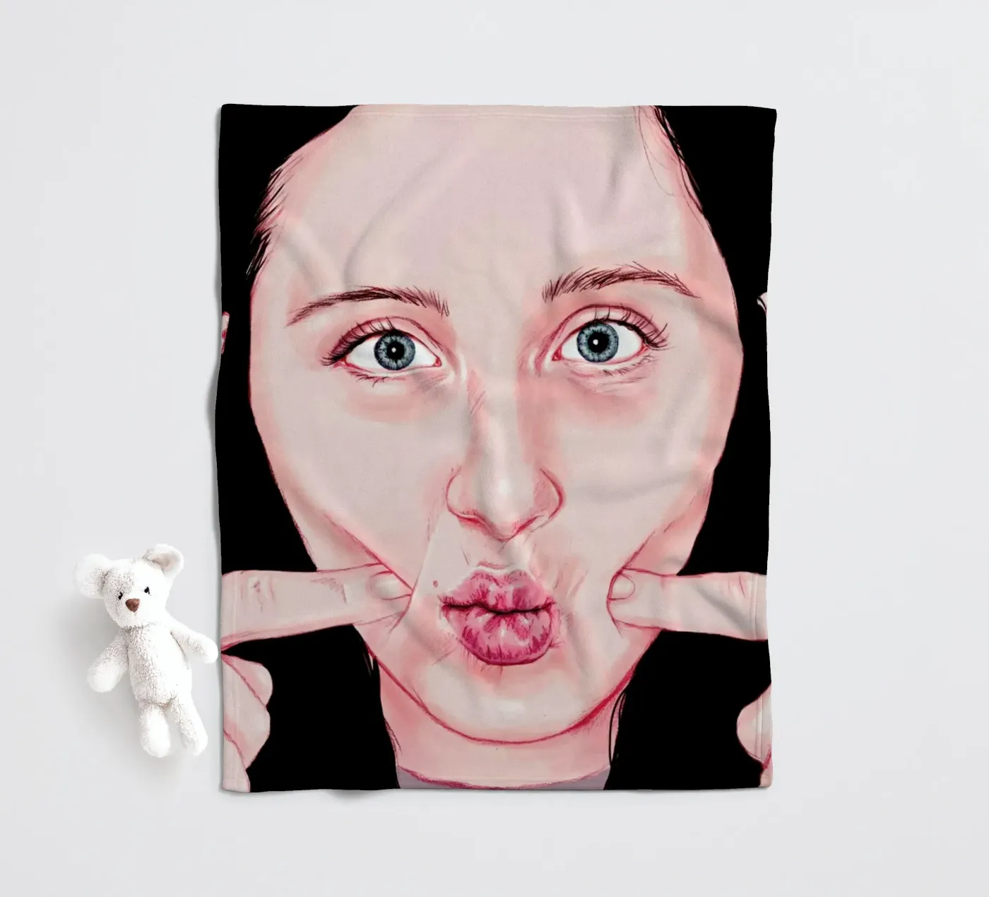 Cheek Fleecedecke von Laura O'Connor