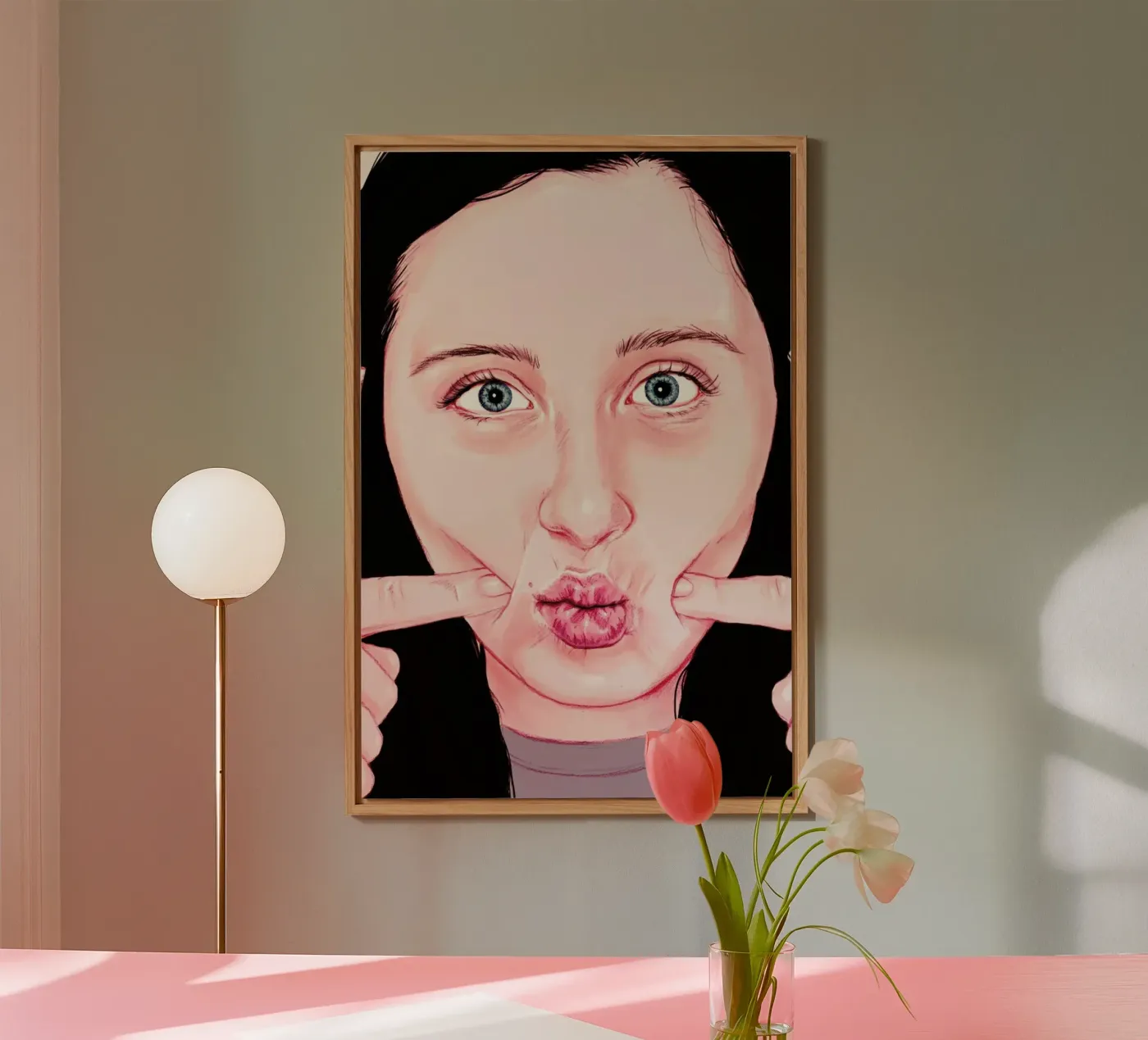 Cheek alluminio dibond da Laura O'Connor