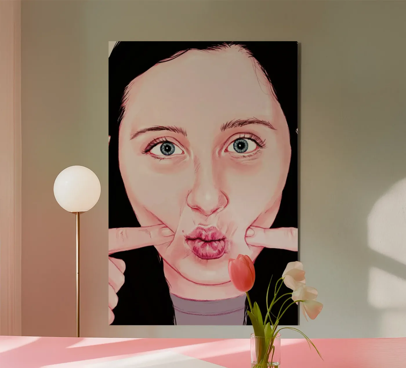 Cheek alluminio dibond da Laura O'Connor