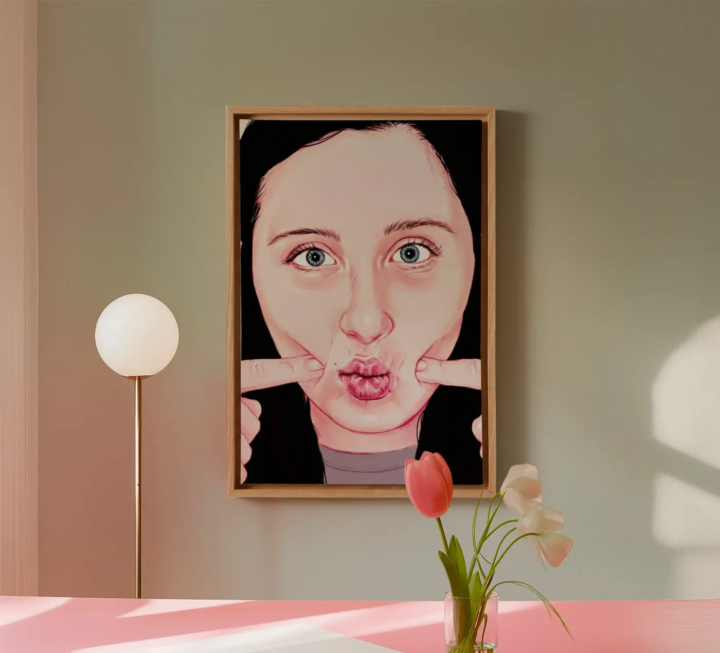 Cheek canvas by Laura O'Connor