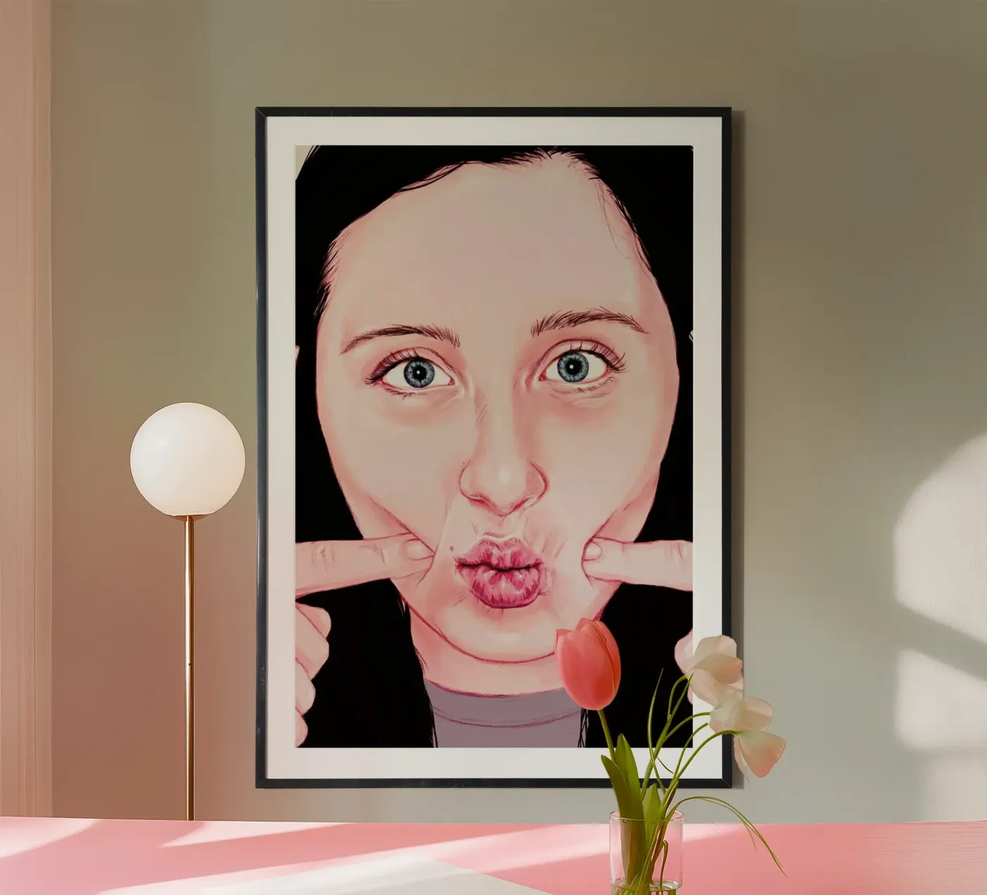 Cheek Poster von Laura O'Connor