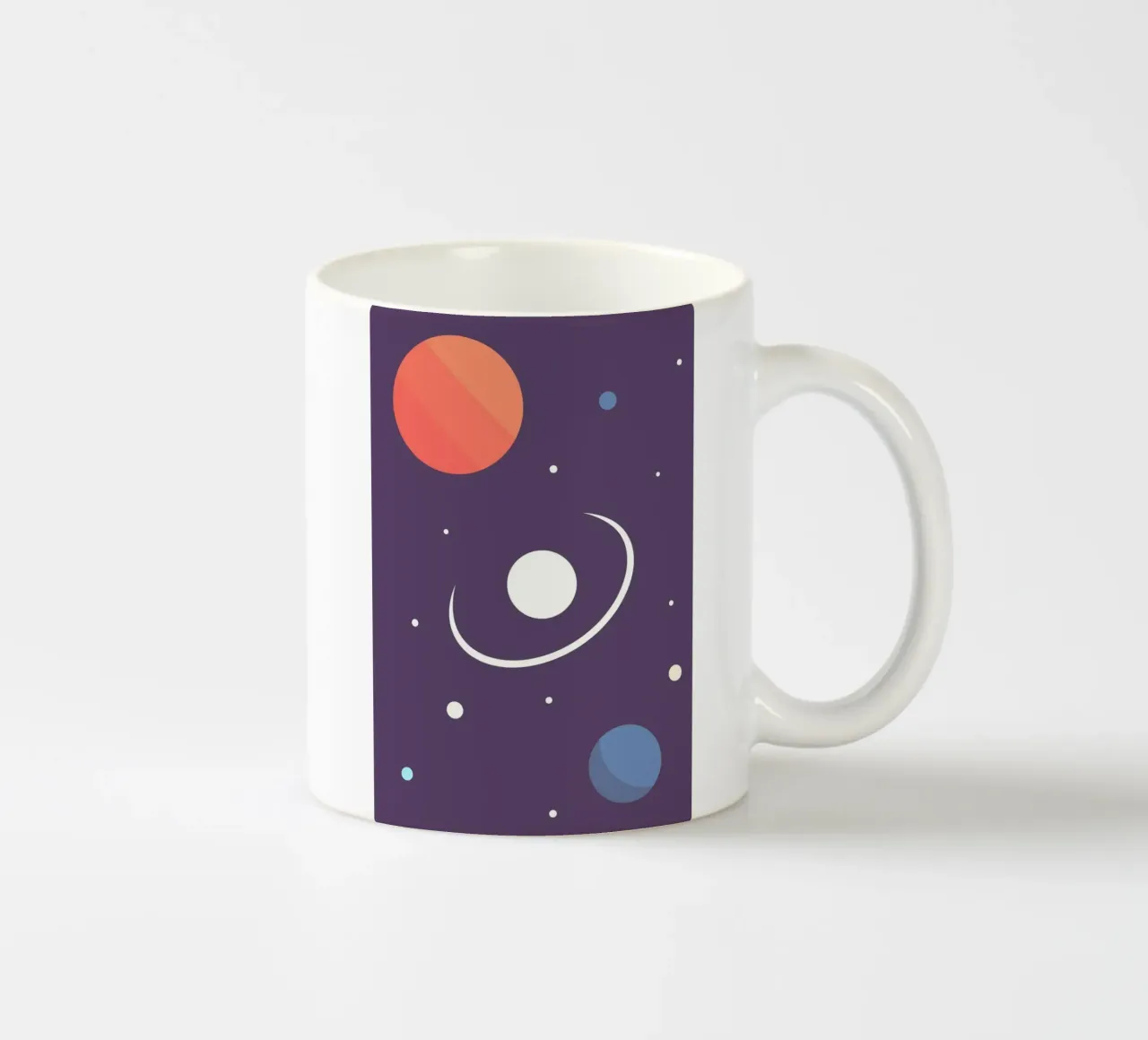 planet orbit space ceramic mug by space words