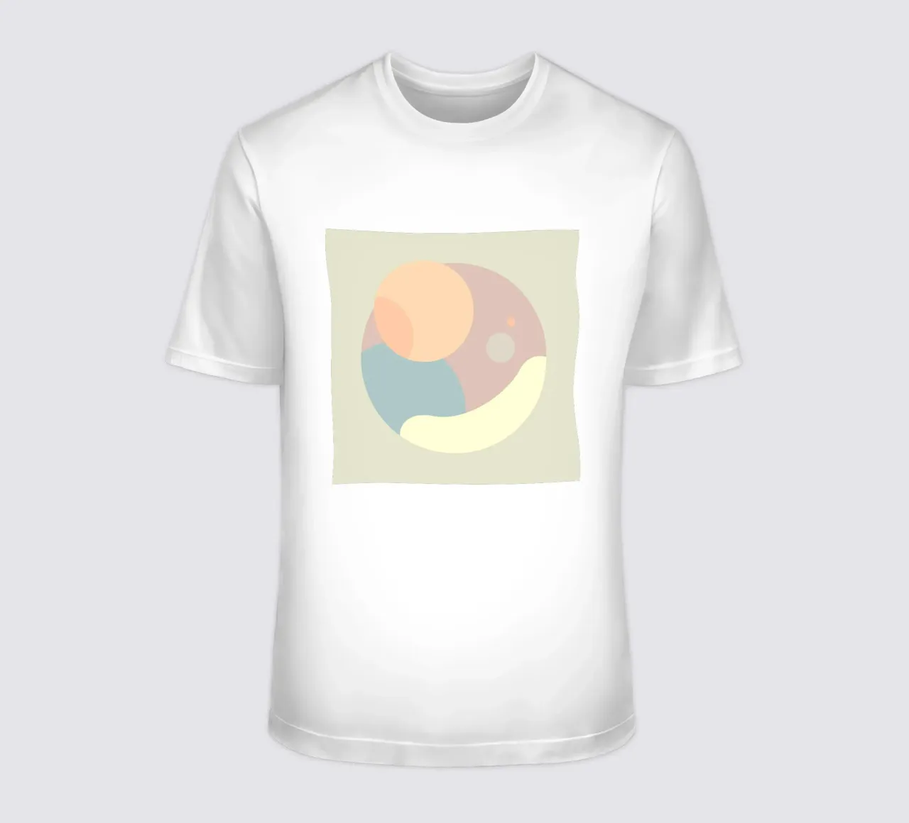 circle geometry shapes t-shirt by space words