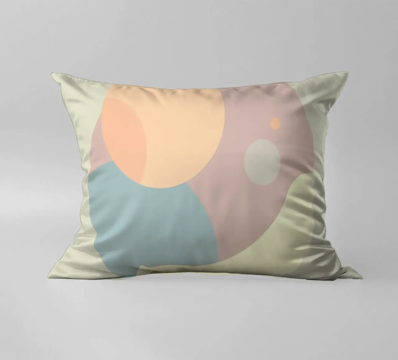 circle geometry shapes decorative cushion by space words