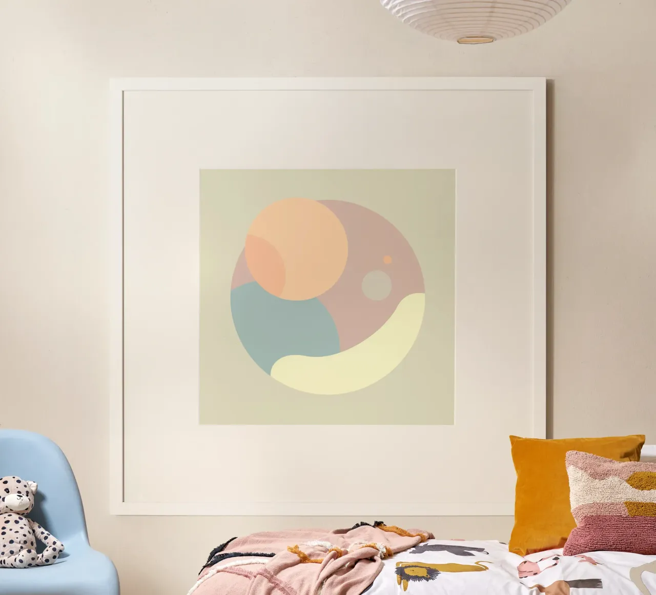 forme geometriche del cerchio poster da space words
