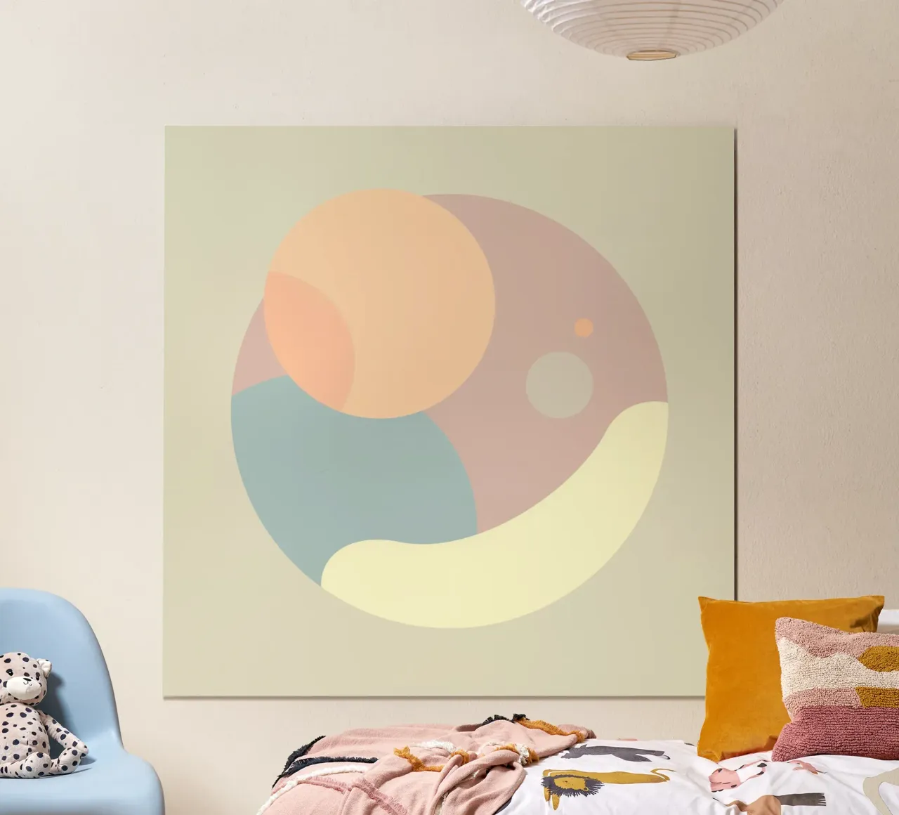 forme geometriche del cerchio poster da space words