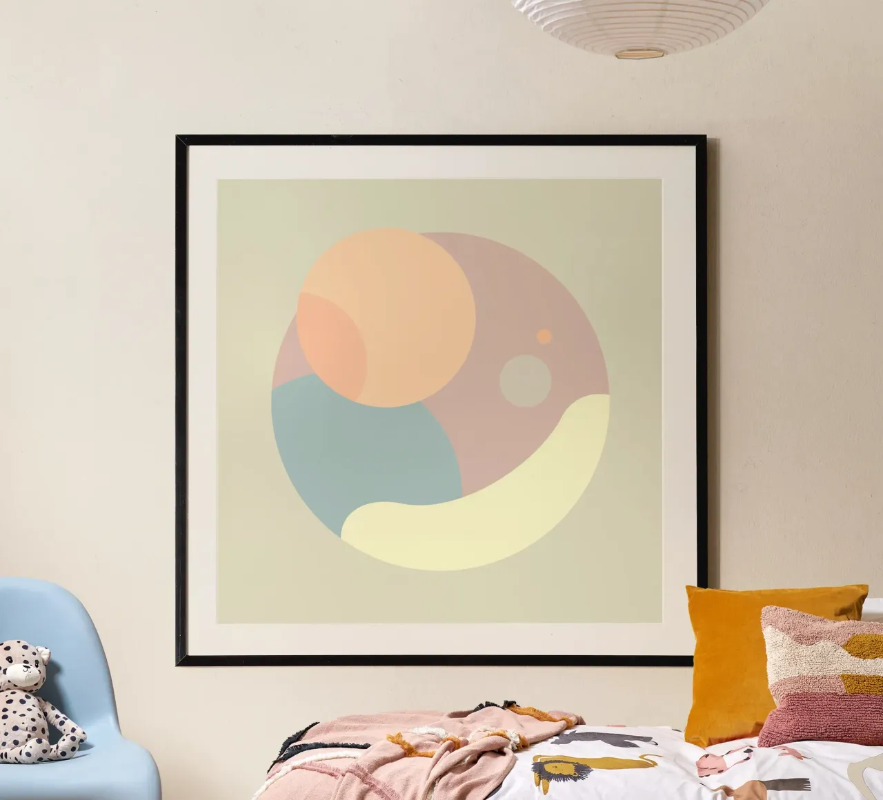 forme geometriche del cerchio poster da space words