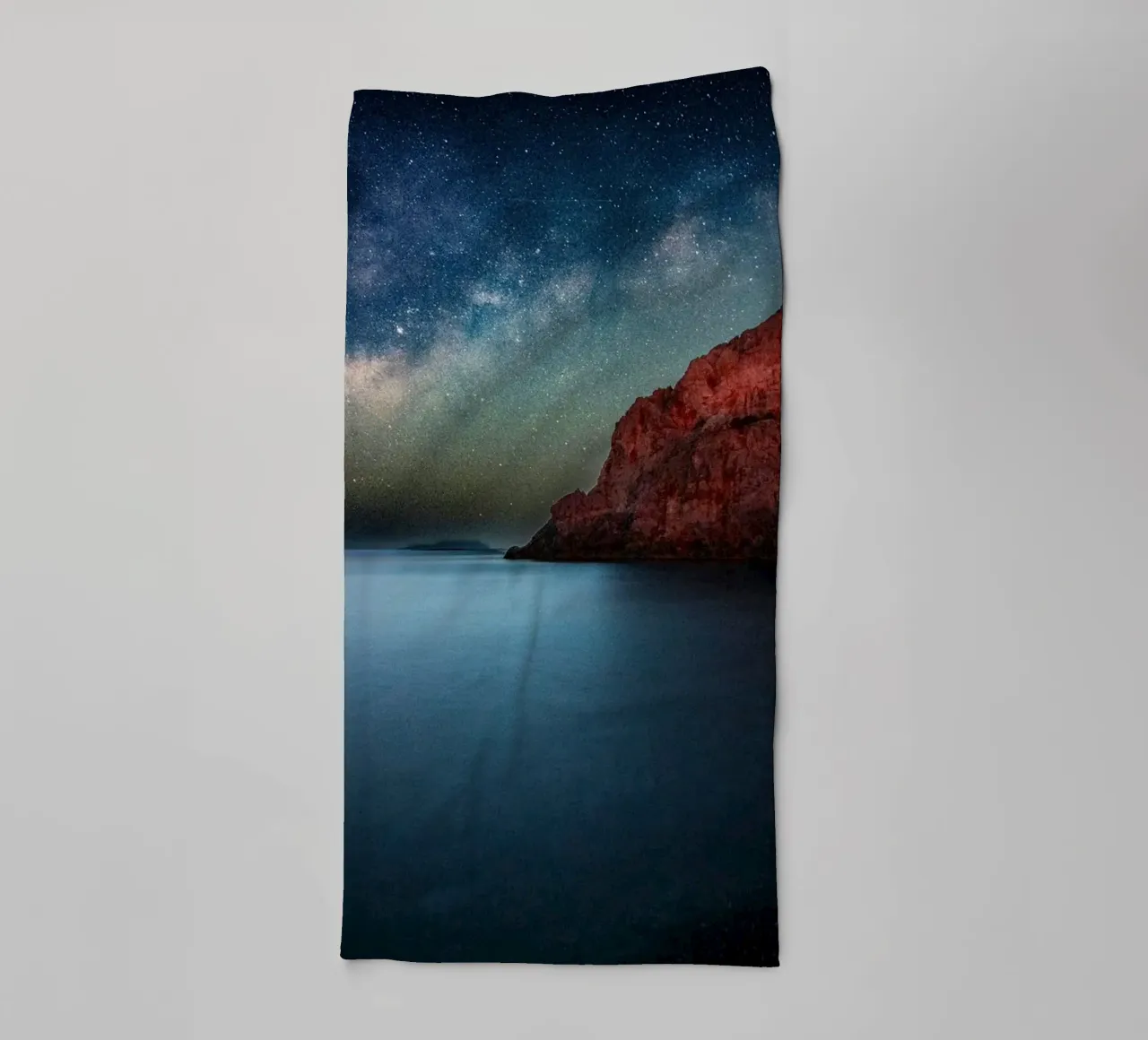 costa acqua calma asciugamano da bagno da space words