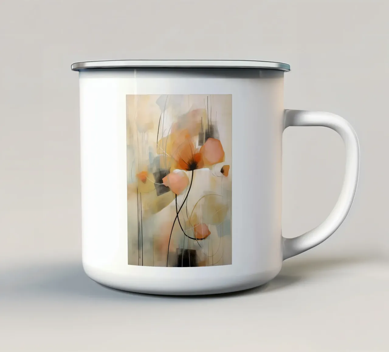 Arte da parete di Imagine tazza in smalto da Imagine