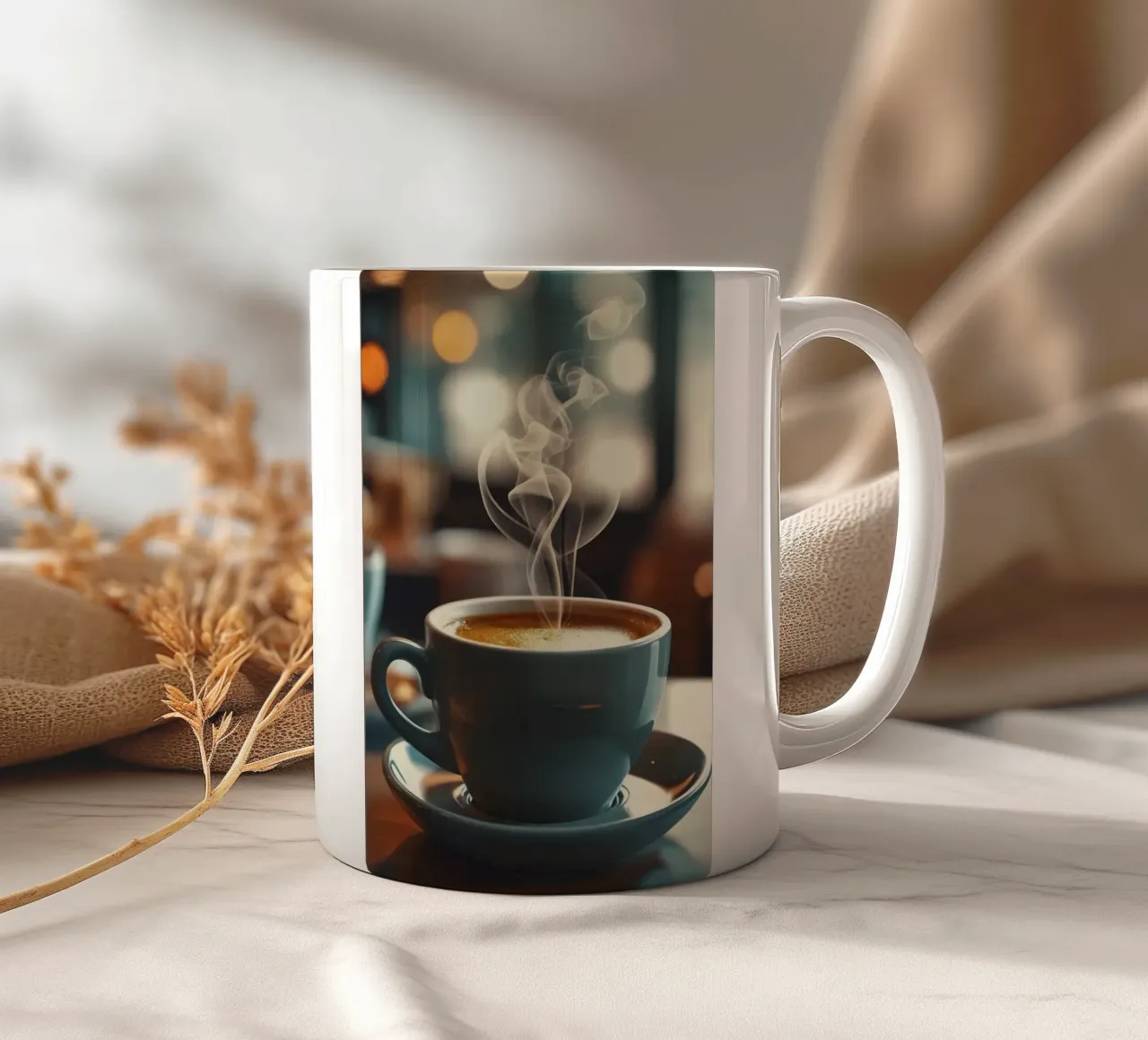 tazza caffè piattino vapore tazza in ceramica da cofa home