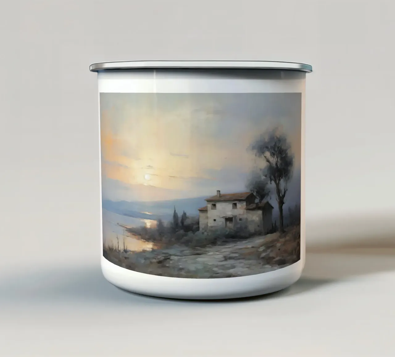 Arte da parete di Imagine tazza in smalto da Imagine