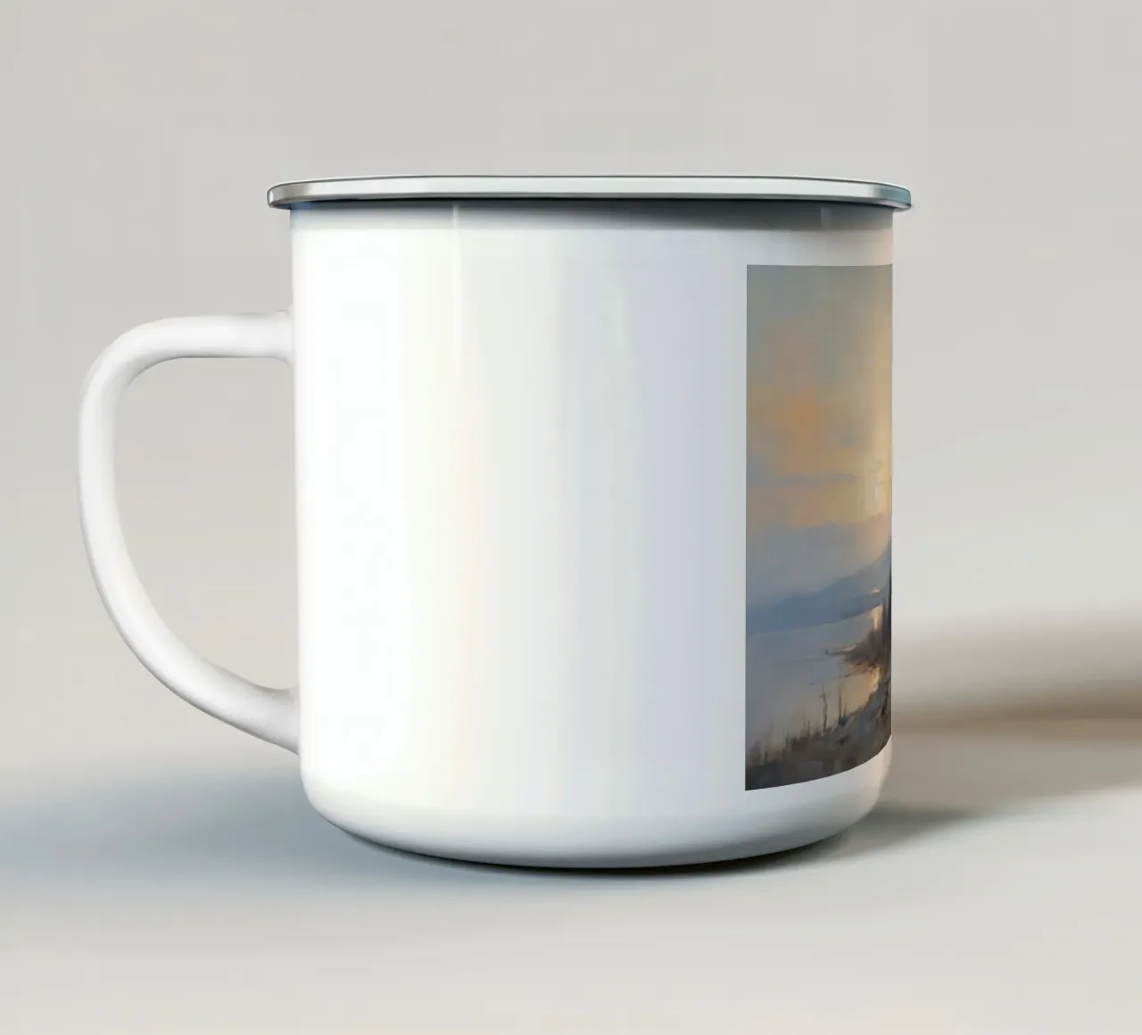 Arte da parete di Imagine tazza in smalto da Imagine