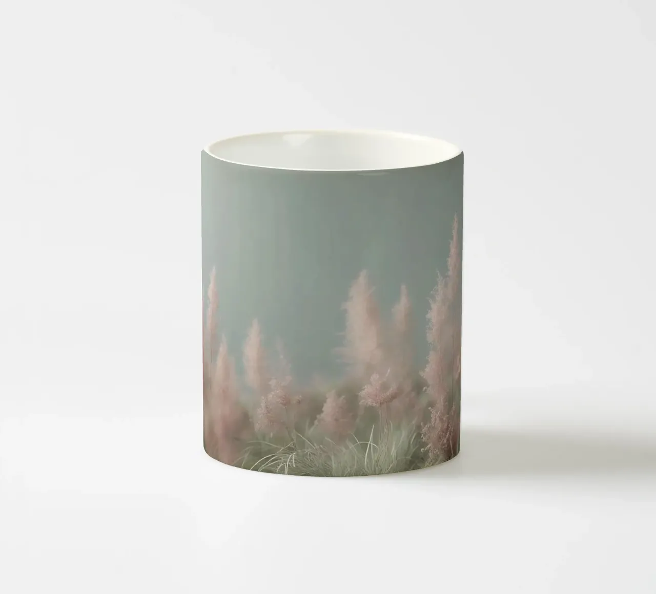 fiori rosa erbe tazza in ceramica da cofa home