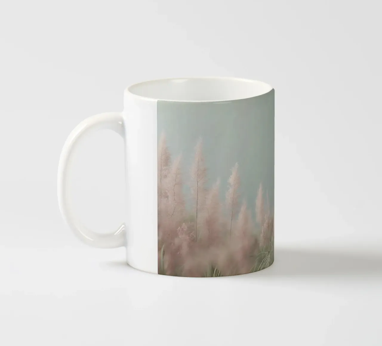 fiori rosa erbe tazza in ceramica da cofa home