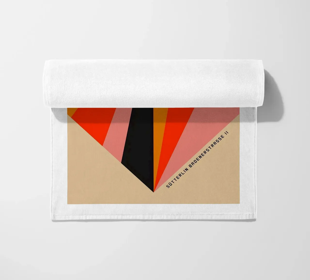 Bauhaus beach towel by Brooke