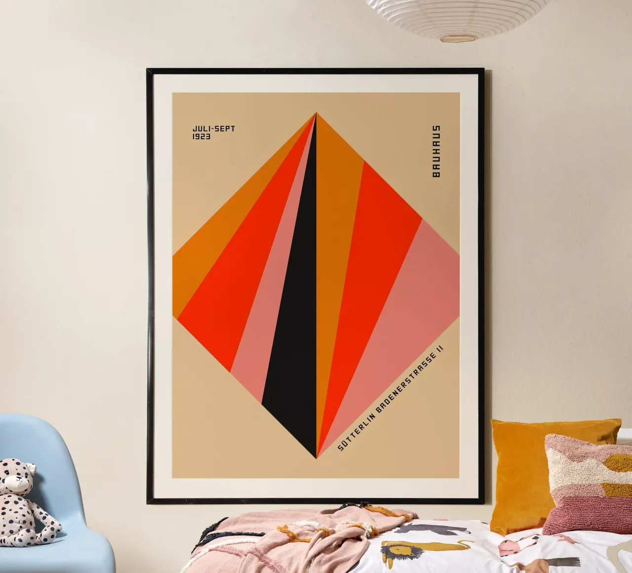 Bauhaus poster con telaio in plastica da Brooke