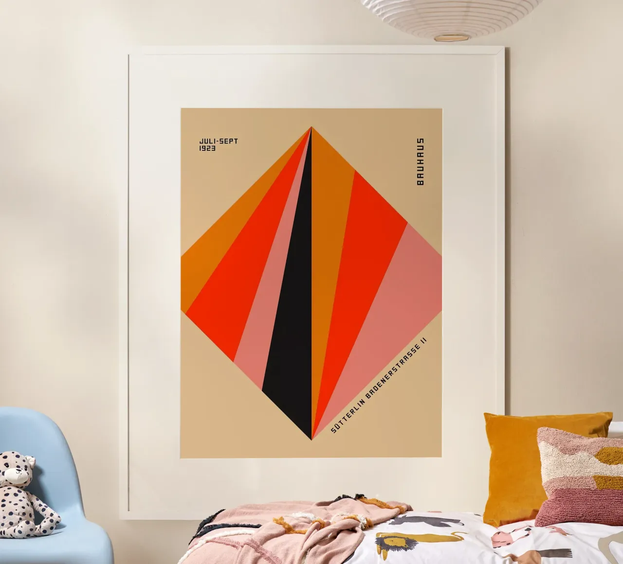 Bauhaus poster con telaio in plastica da Brooke