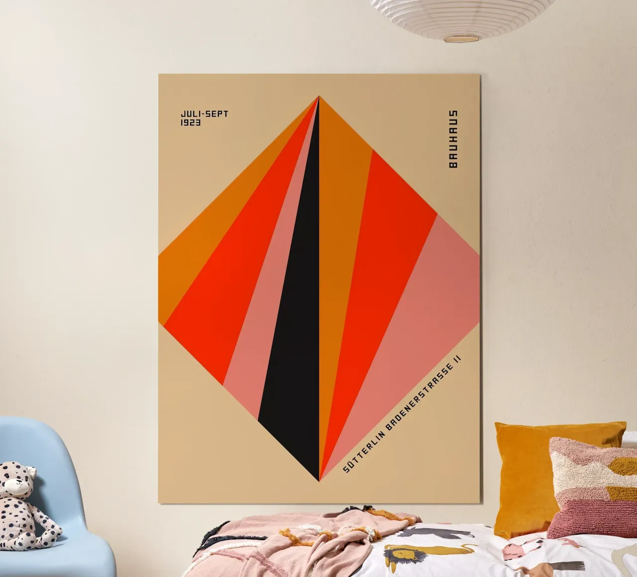 Bauhaus poster con telaio in plastica da Brooke