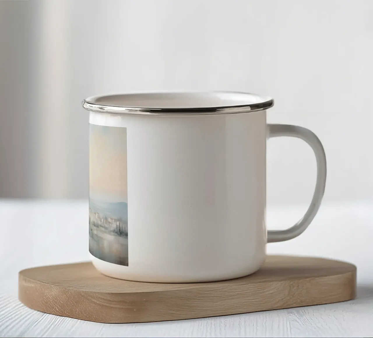 Arte da parete di Imagine tazza in smalto da Imagine