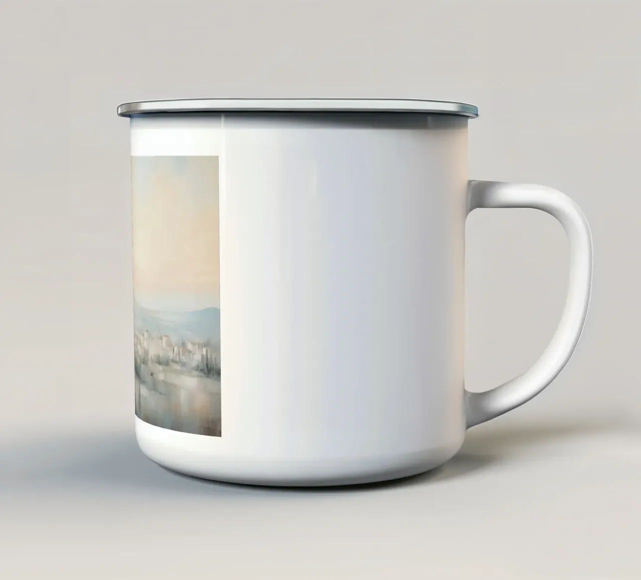 Arte da parete di Imagine tazza in smalto da Imagine