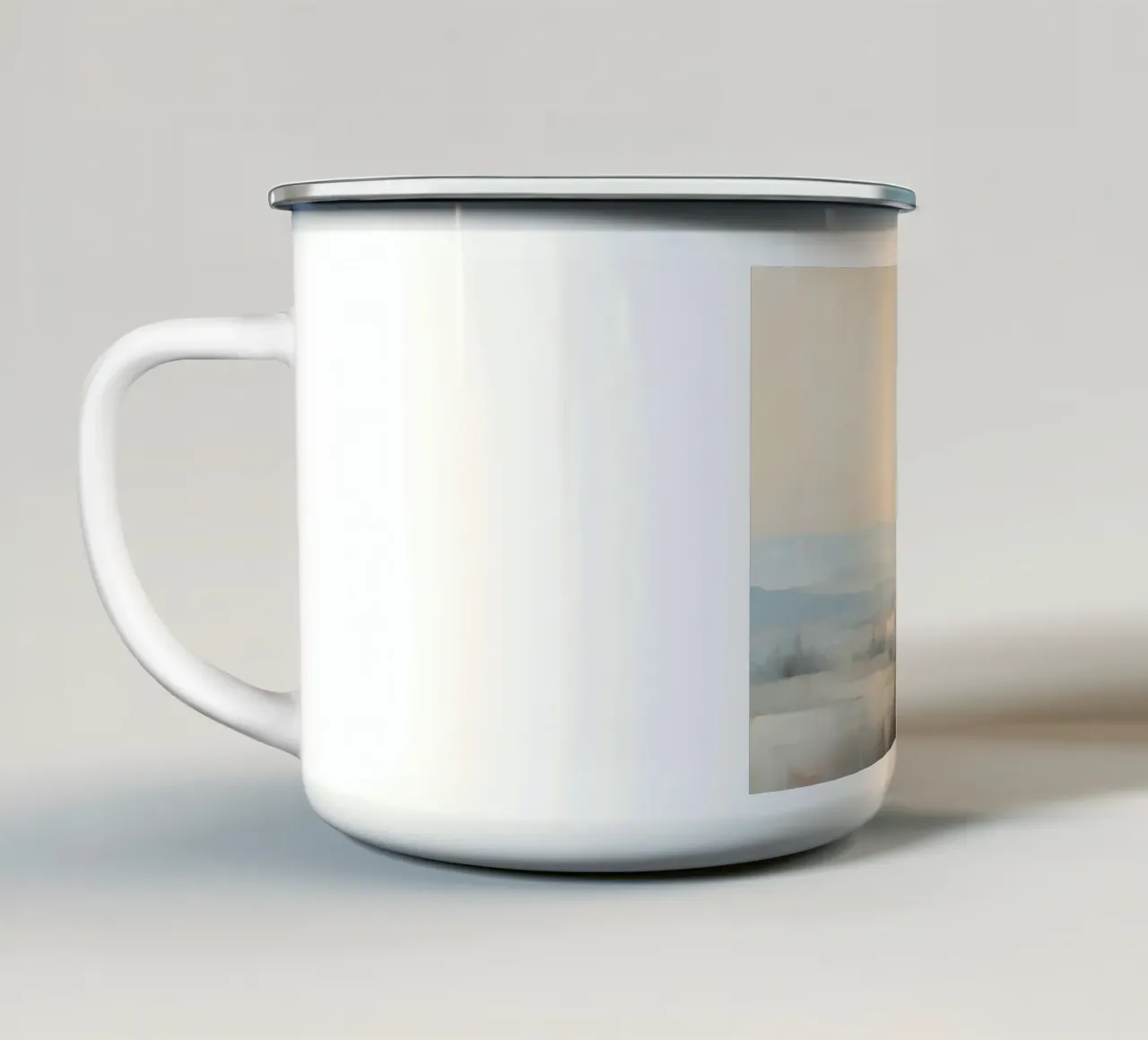 Arte da parete di Imagine tazza in smalto da Imagine