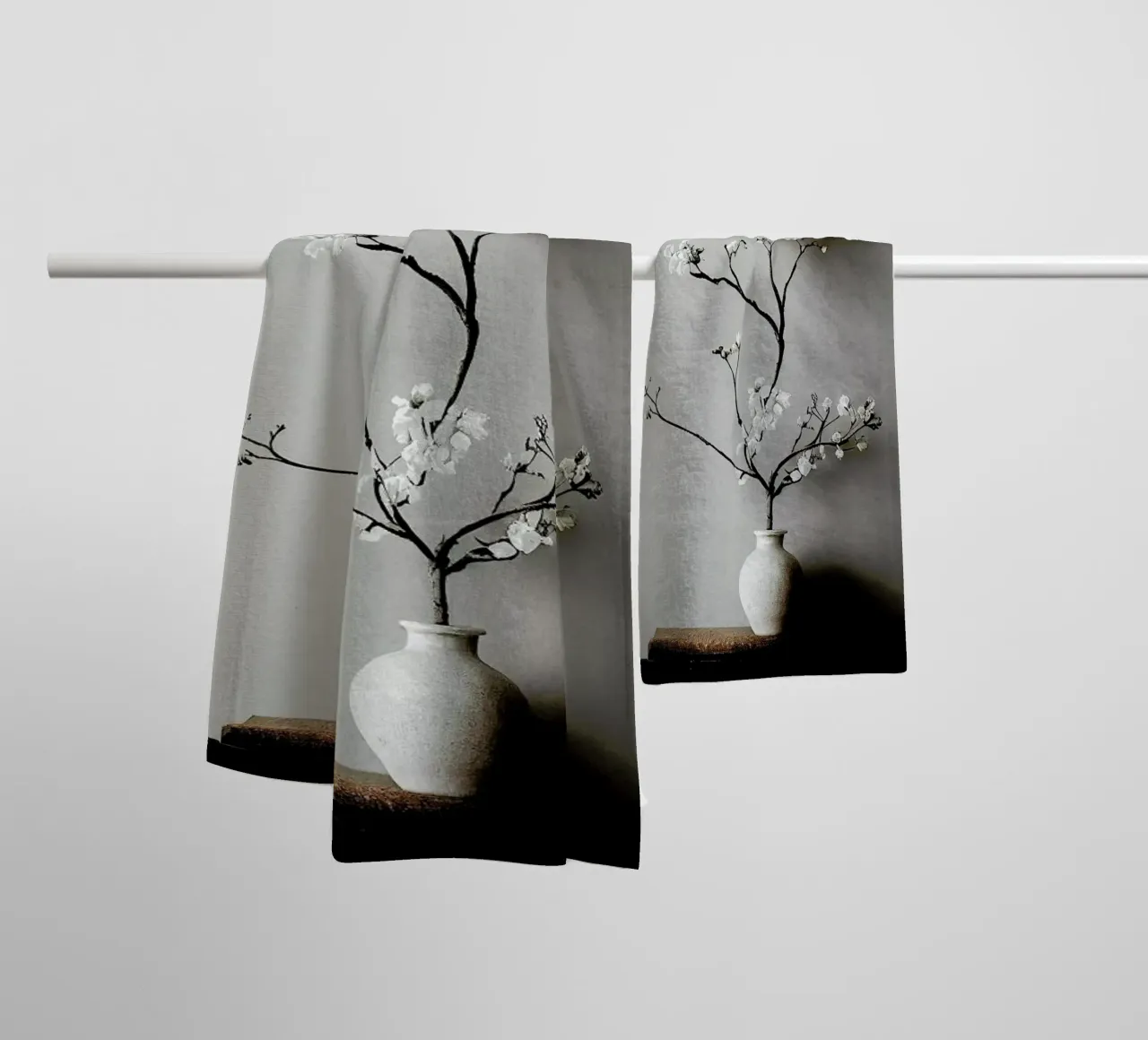 Branch with Blossoms asciugamano da bagno da treechild