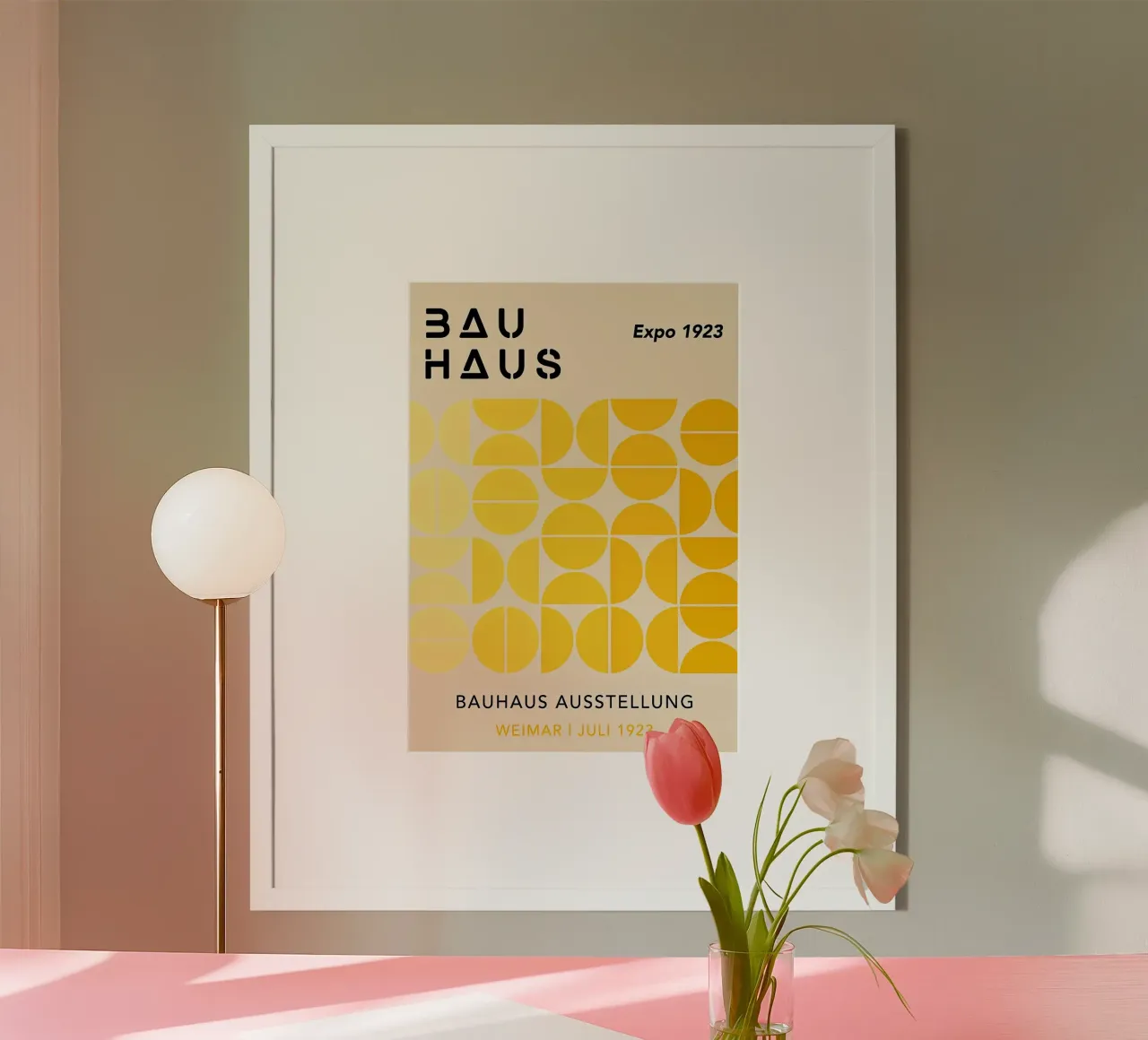 Bauhaus poster con telaio in plastica da Brooke