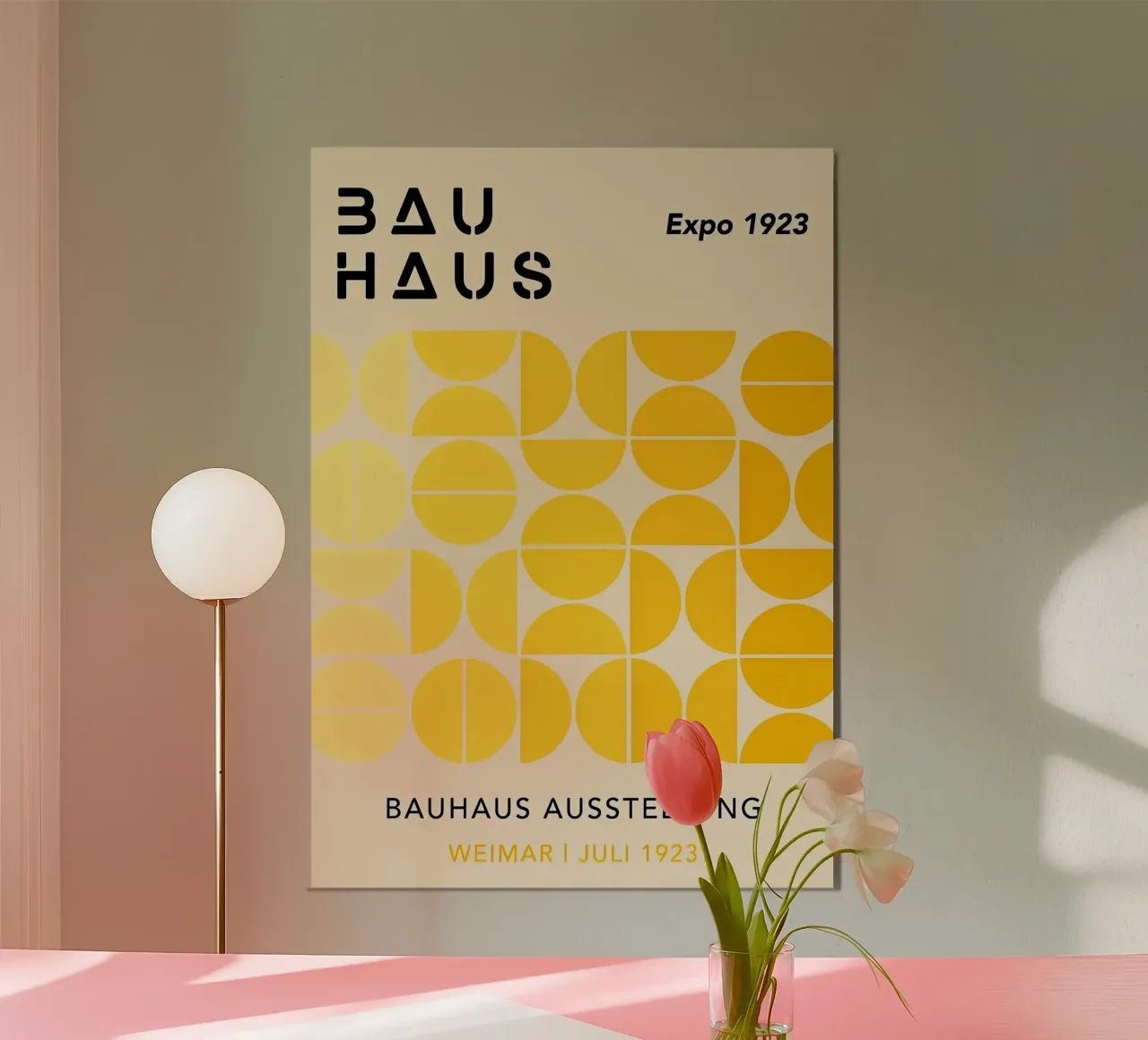 Bauhaus poster con telaio in plastica da Brooke