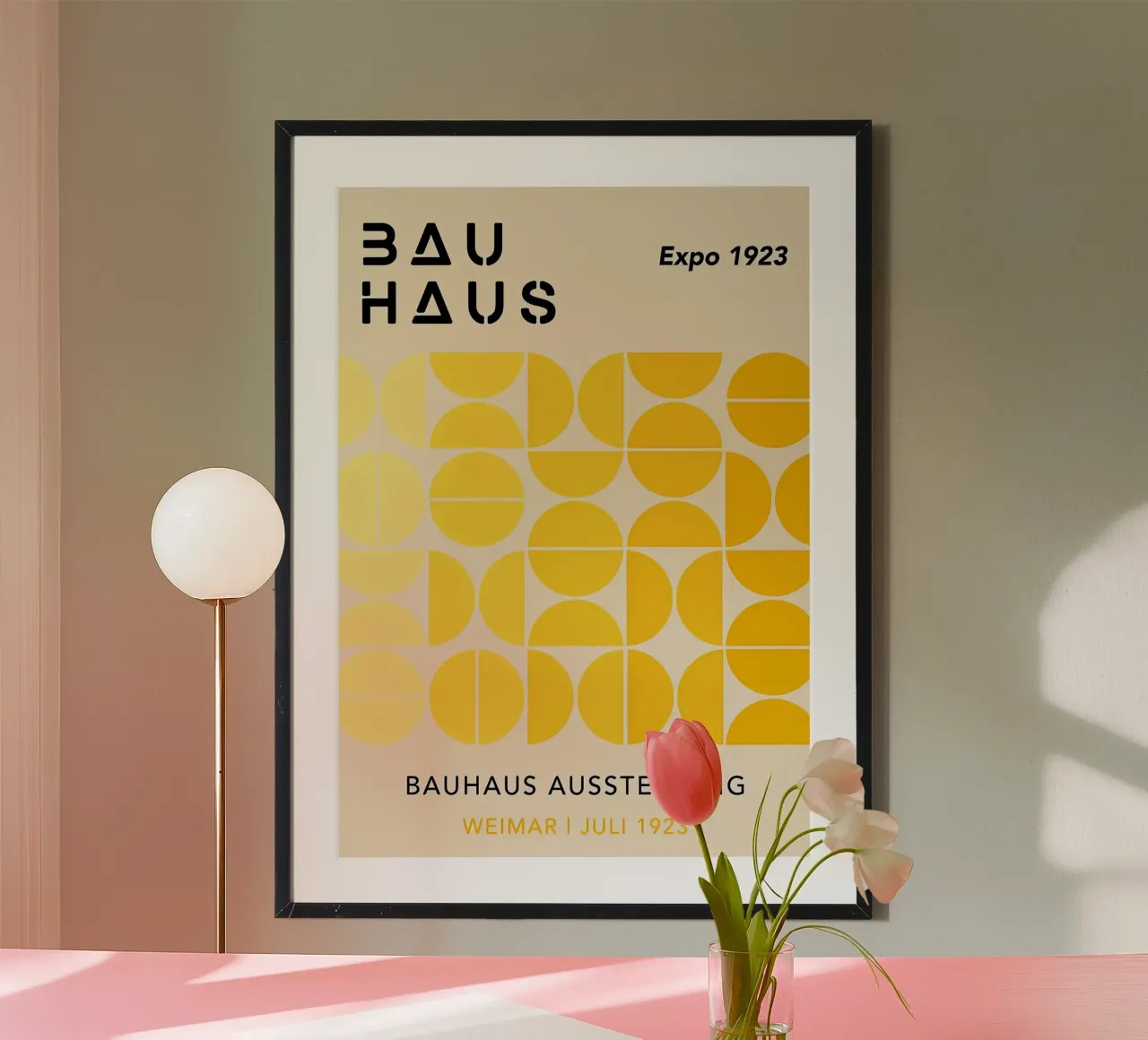 Bauhaus poster con telaio in plastica da Brooke