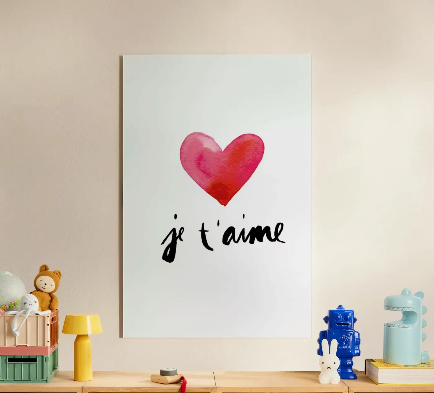 Je t'aime plexiglass da Ekaterina Koroleva