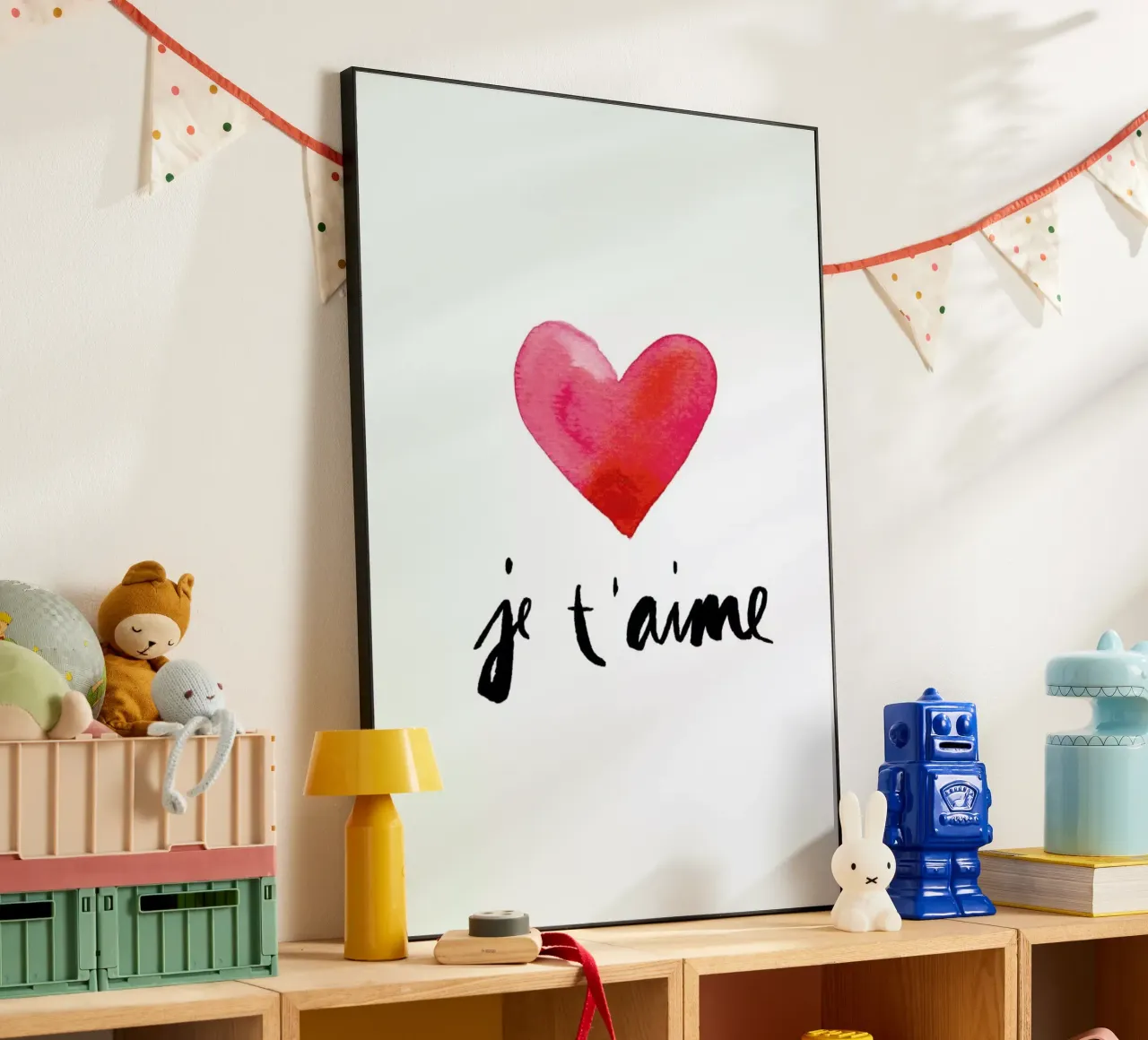 Je t'aime alluminio dibond da Ekaterina Koroleva