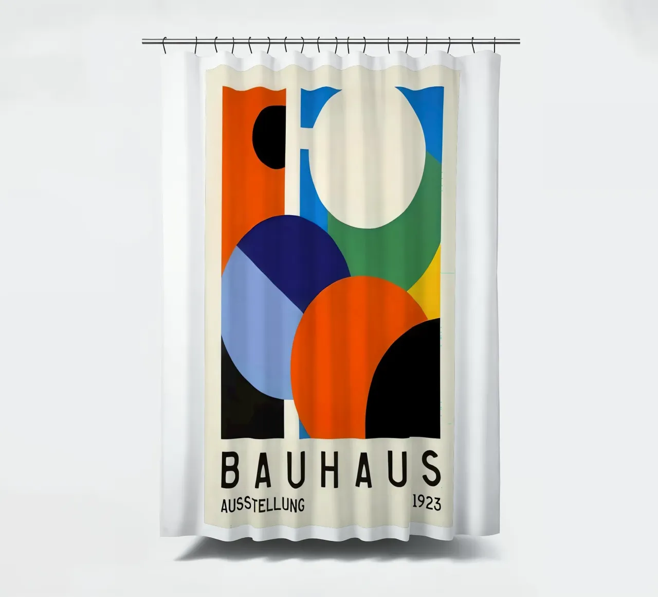 Bauhaus shower curtain by Brooke
