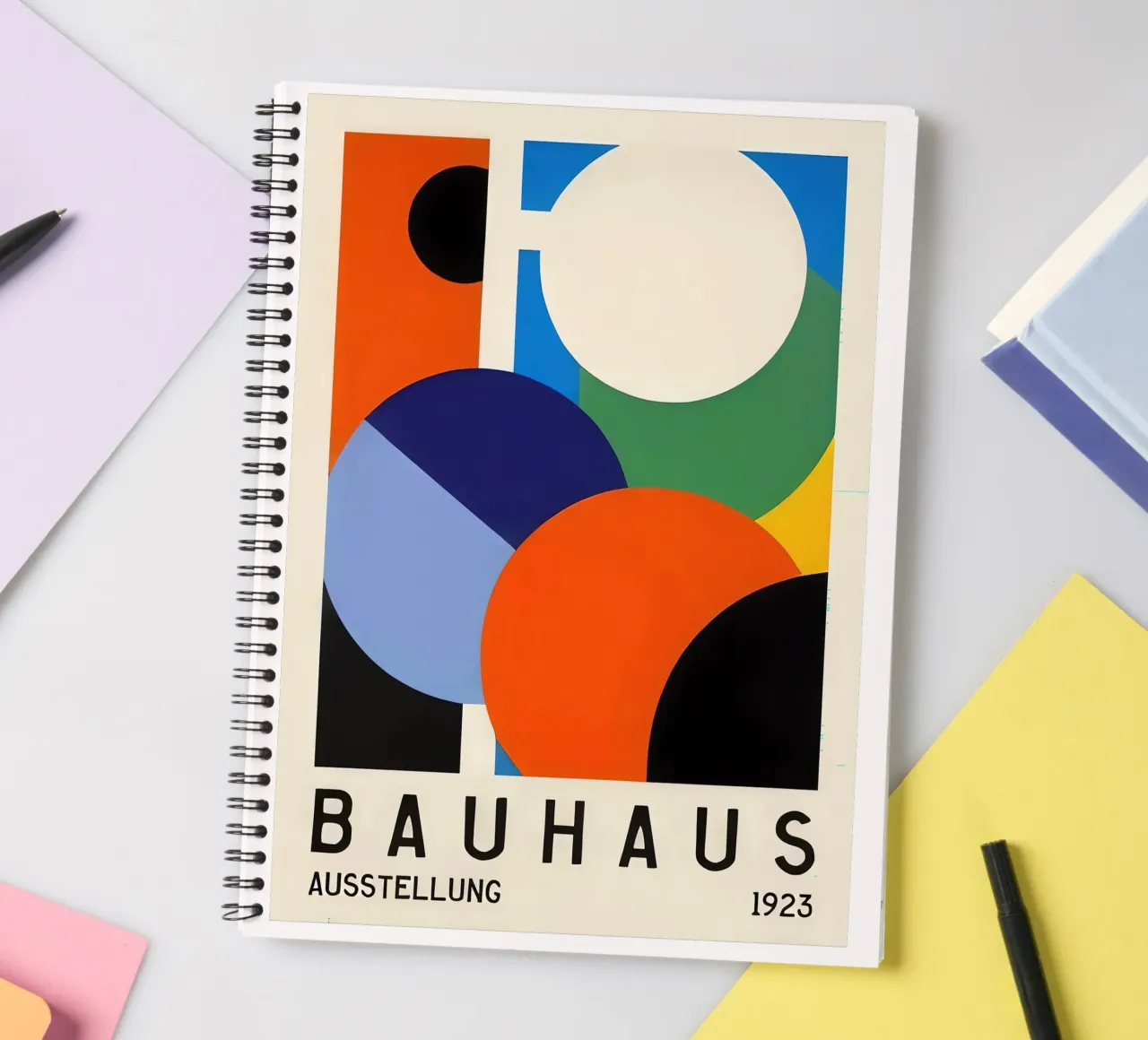 Bauhaus spiral notebook by Brooke