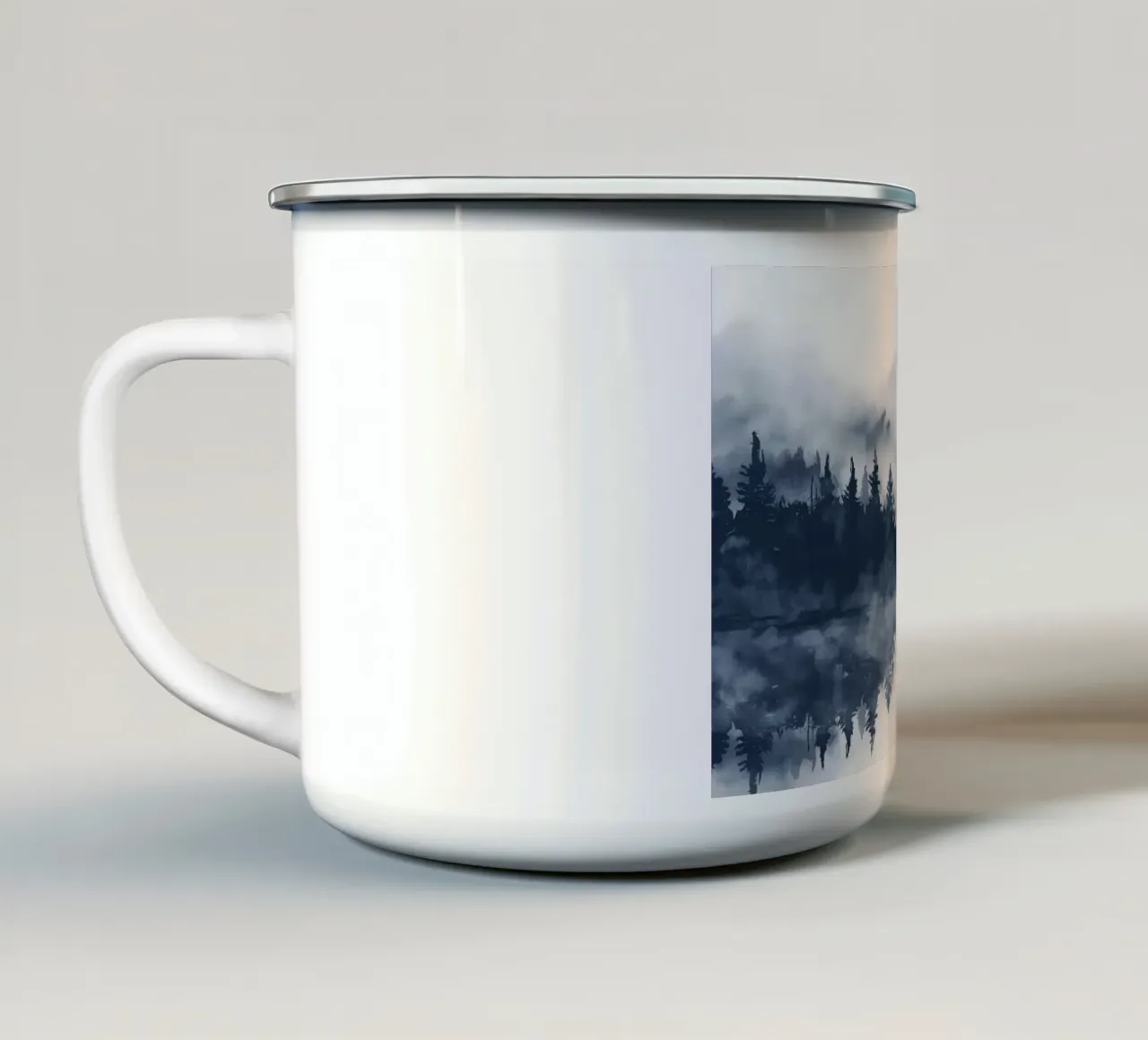 Arte da parete di Imagine tazza in smalto da Imagine