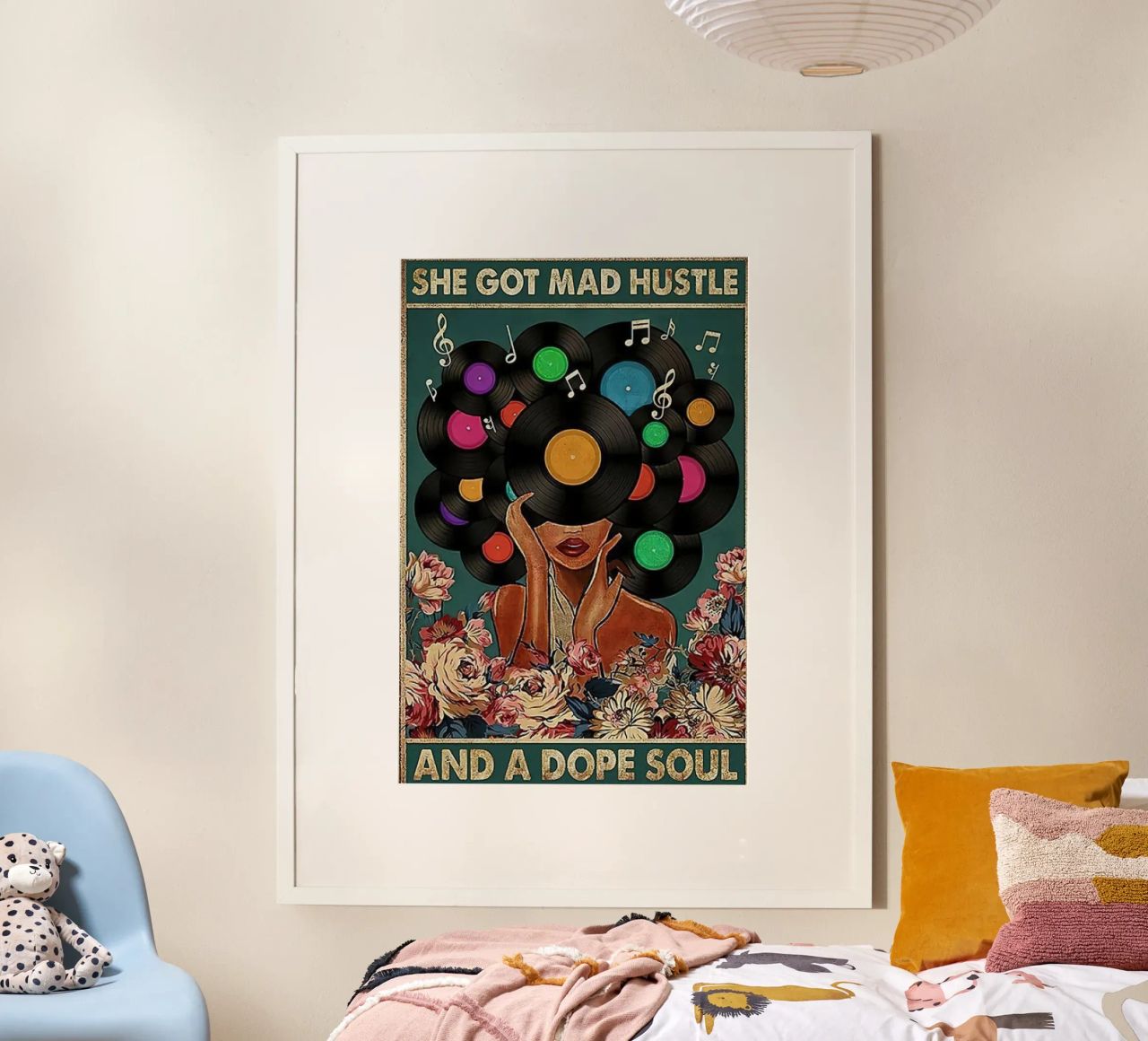 Sie hat einen wahnsinnigen Hustle und eine tolle Seele Poster von fiona shop