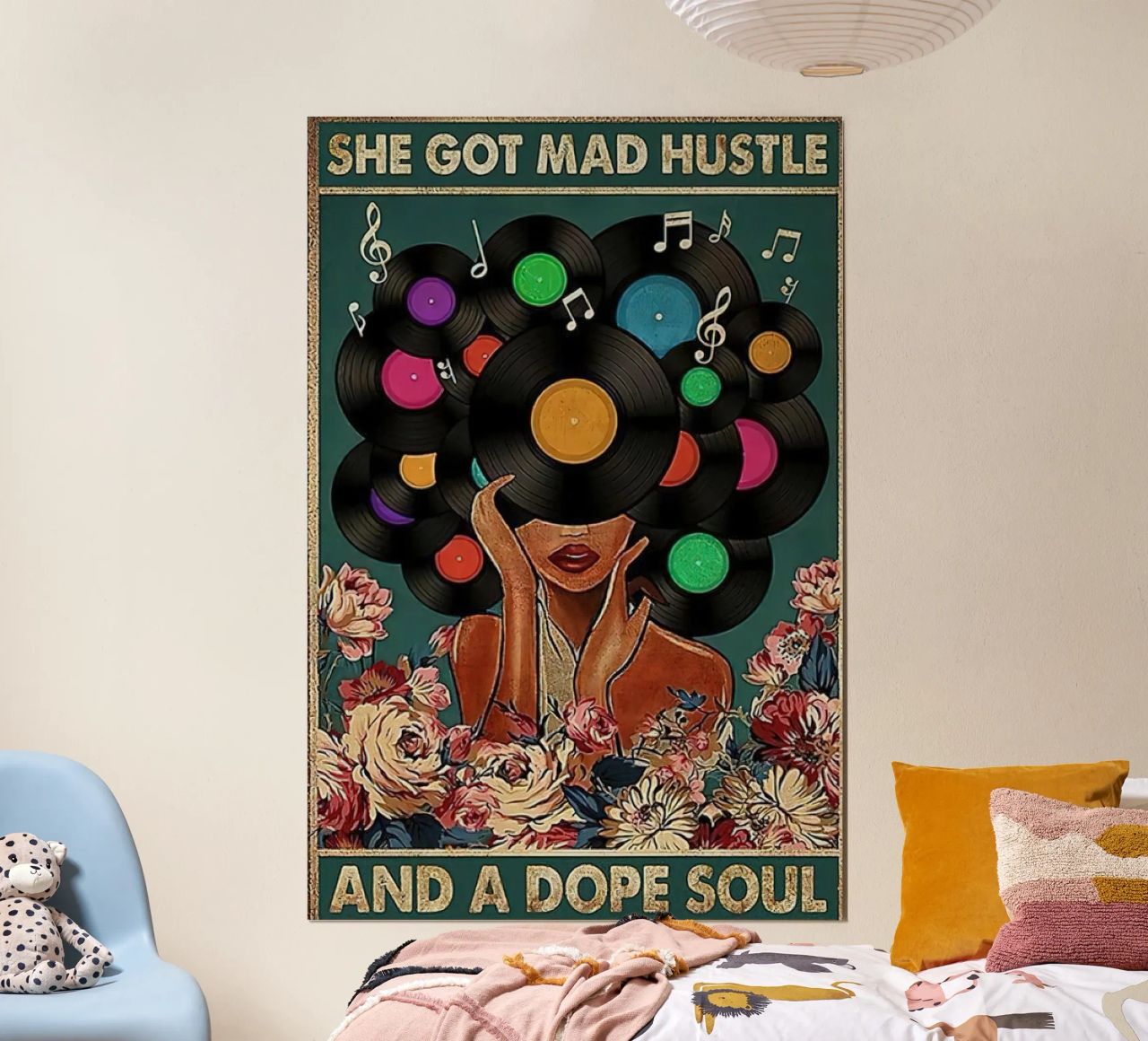 Sie hat einen wahnsinnigen Hustle und eine tolle Seele Poster von fiona shop