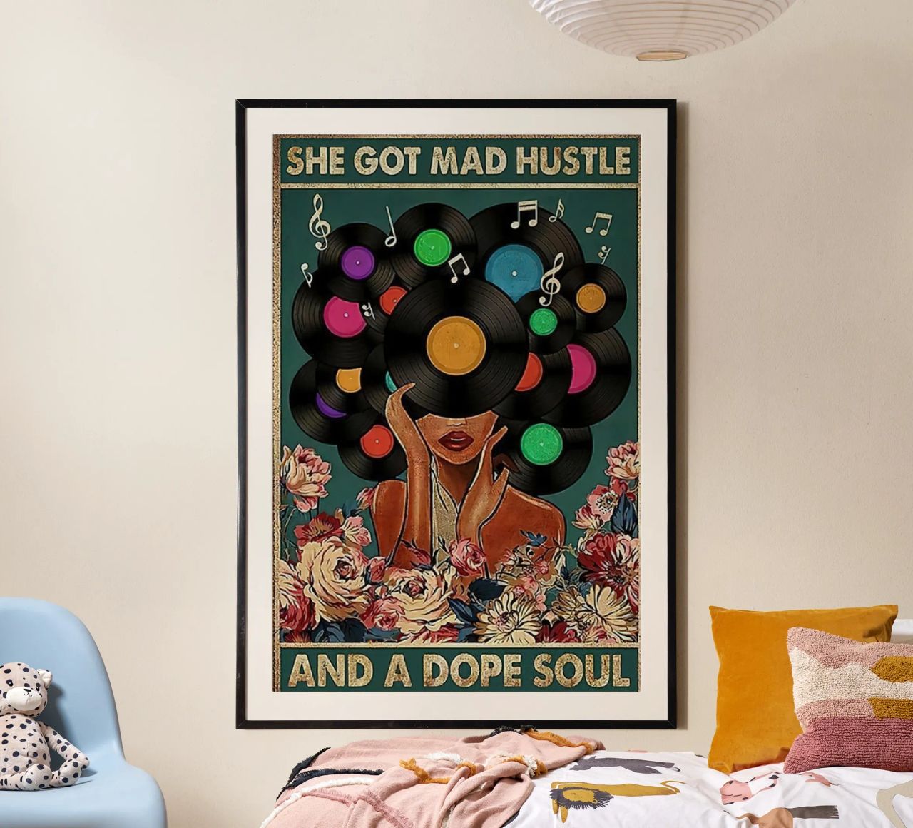 Sie hat einen wahnsinnigen Hustle und eine tolle Seele Poster von fiona shop
