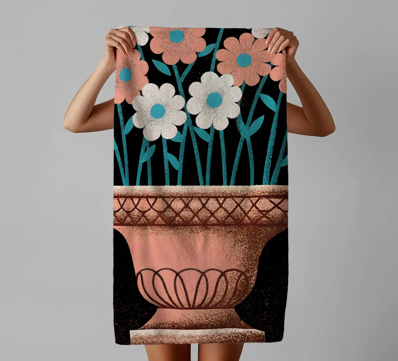 Piante da fiore in vaso asciugamano da bagno da SOUL SHOP