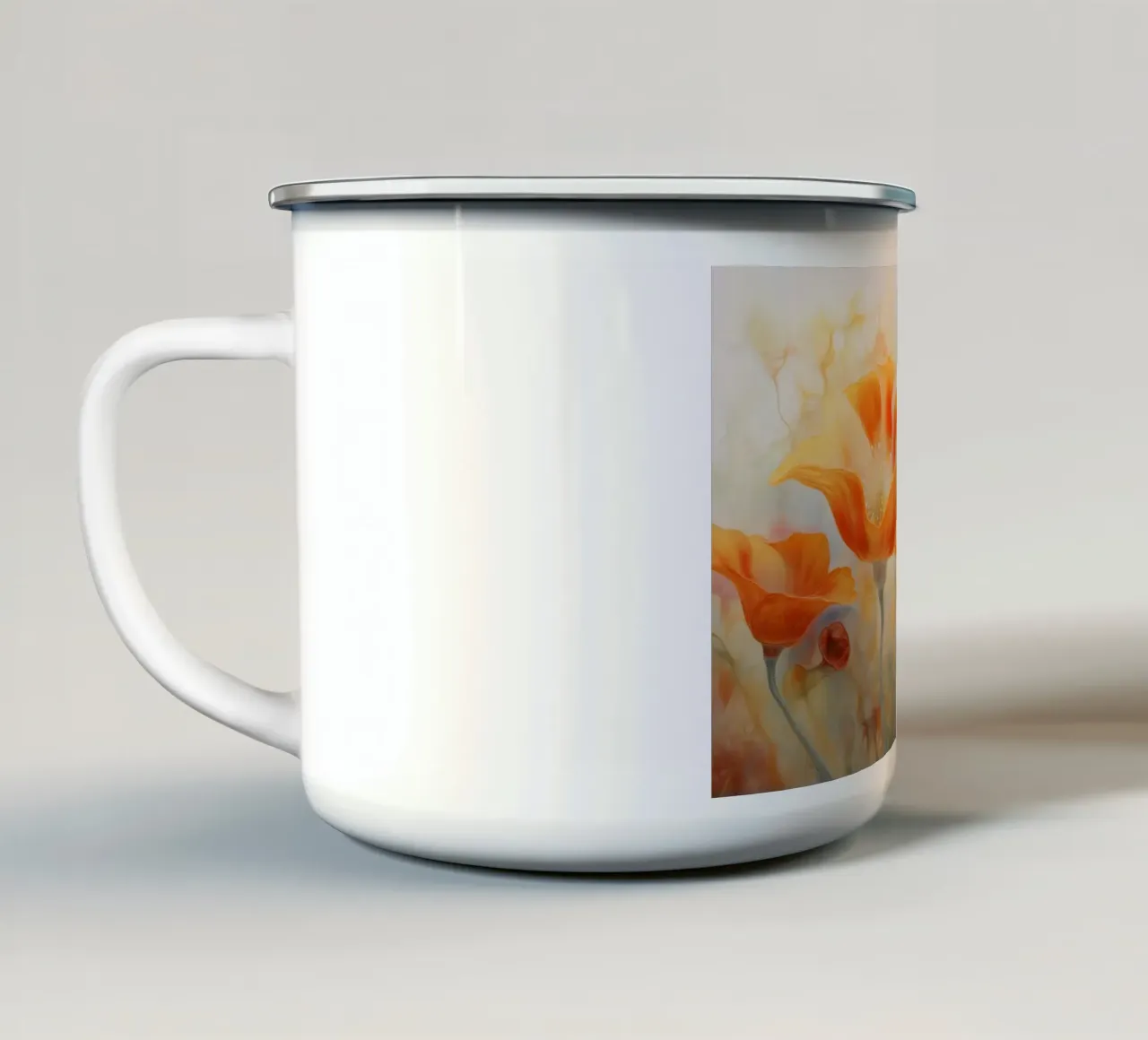 Arte da parete di Imagine tazza in smalto da Imagine