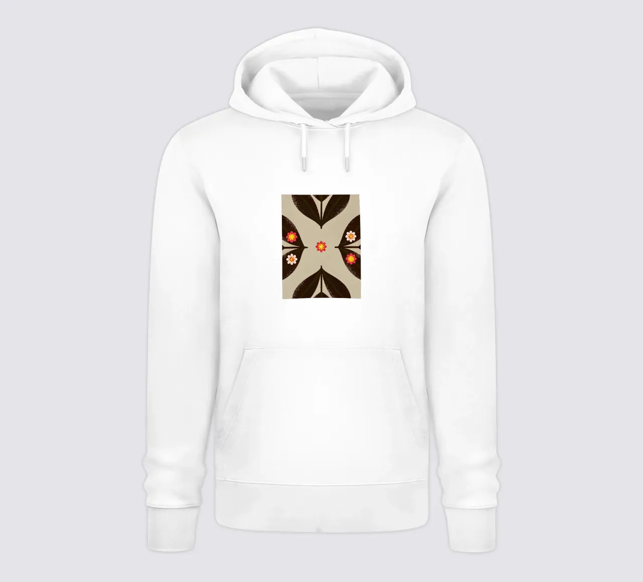 Fiore Pettern felpa con cappuccio da SOUL SHOP