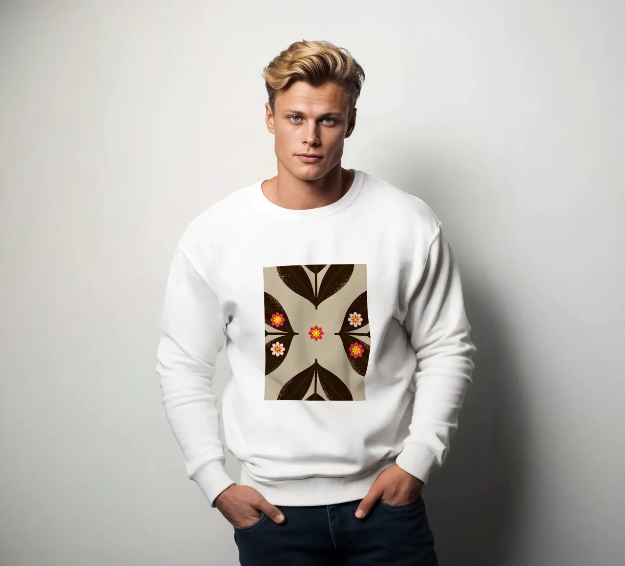 Fiore Pettern felpa da SOUL SHOP