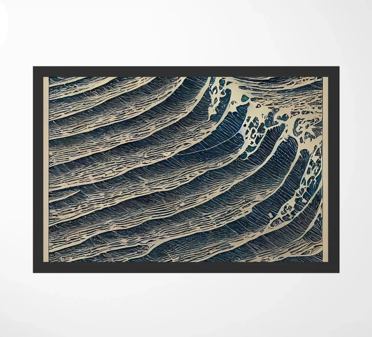 Frozen in Motion doormat by Kumasama