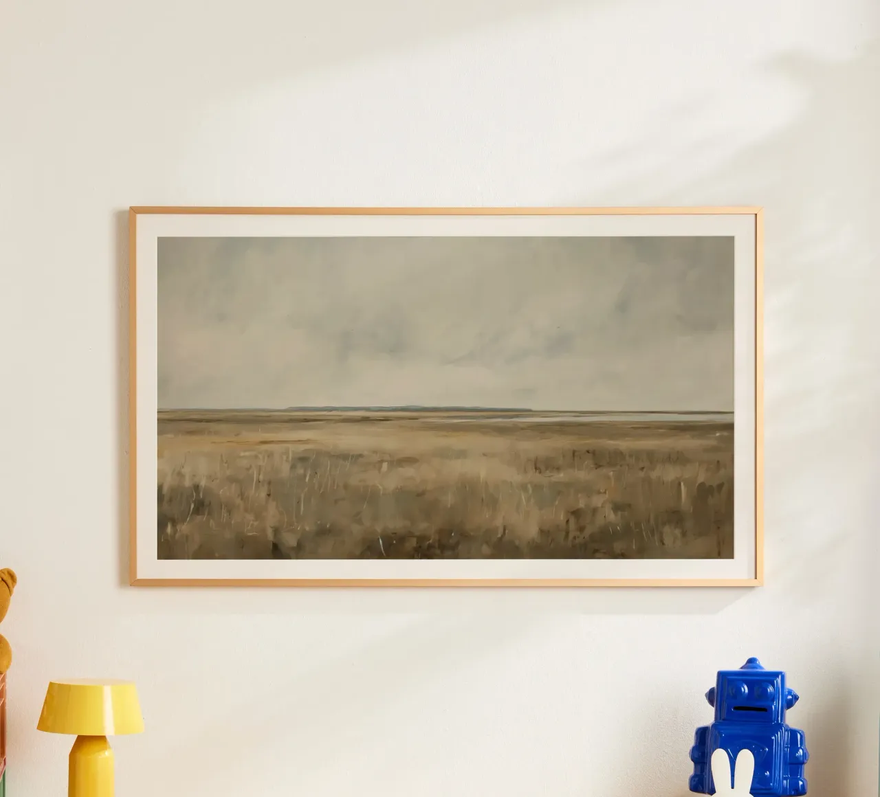 Wandkunst von Imagine Poster mit Holzrahmen von Imagine