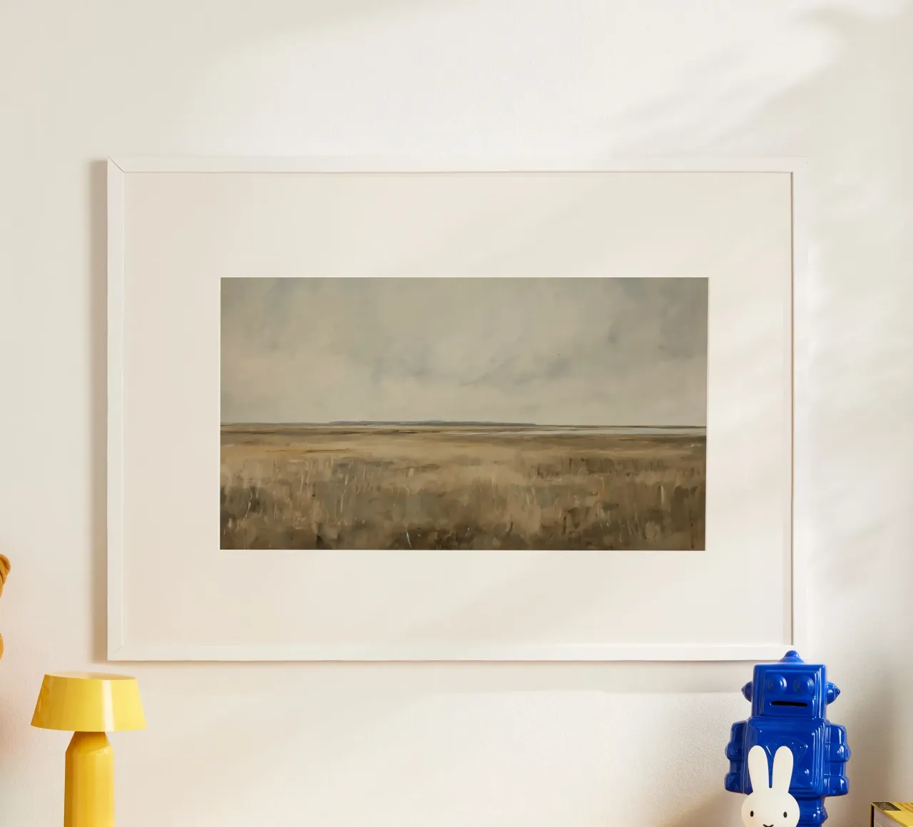 Wandkunst von Imagine Poster mit Holzrahmen von Imagine