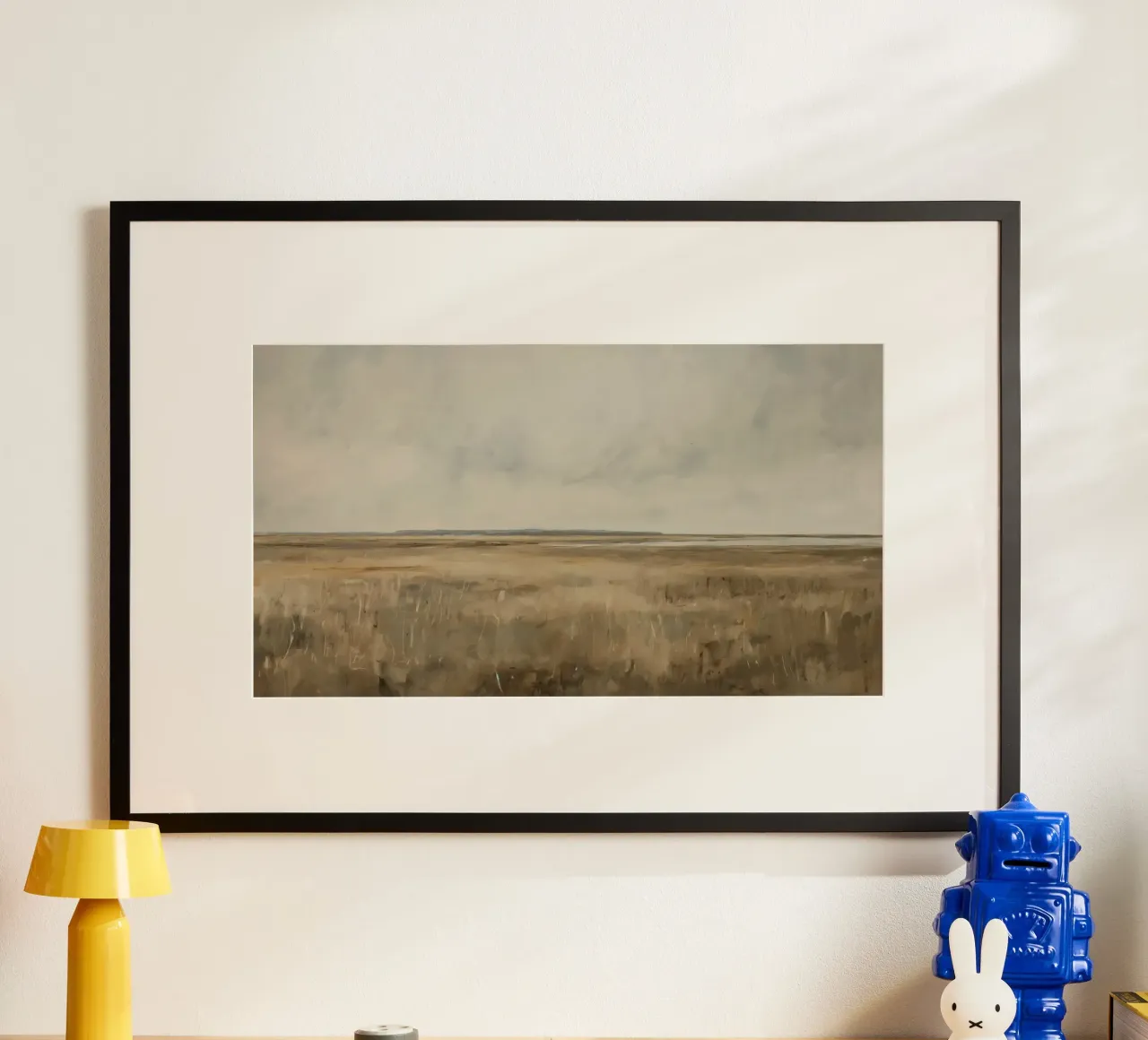 Wandkunst von Imagine Poster mit Holzrahmen von Imagine