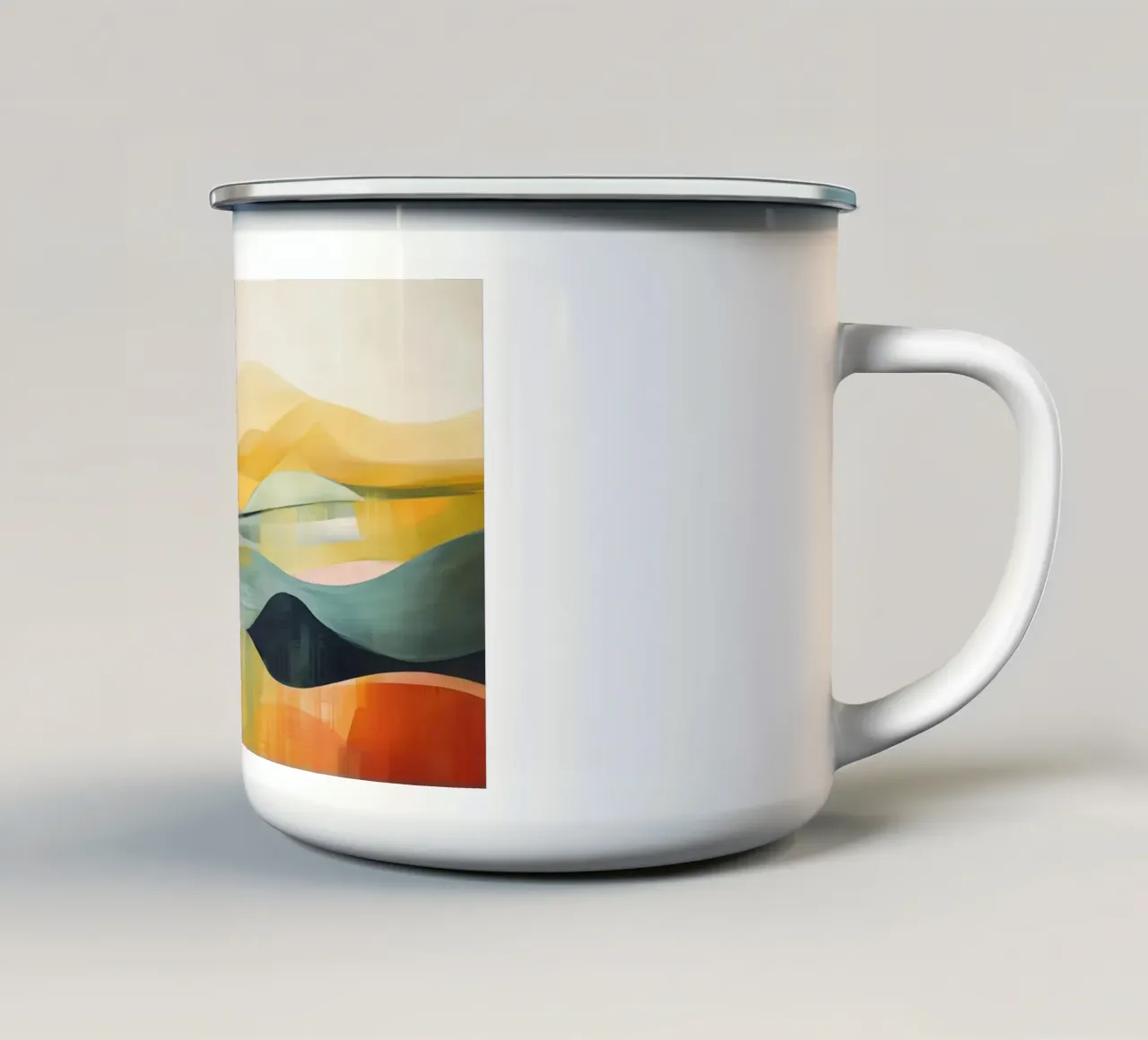 Arte da parete di Imagine tazza in smalto da Imagine