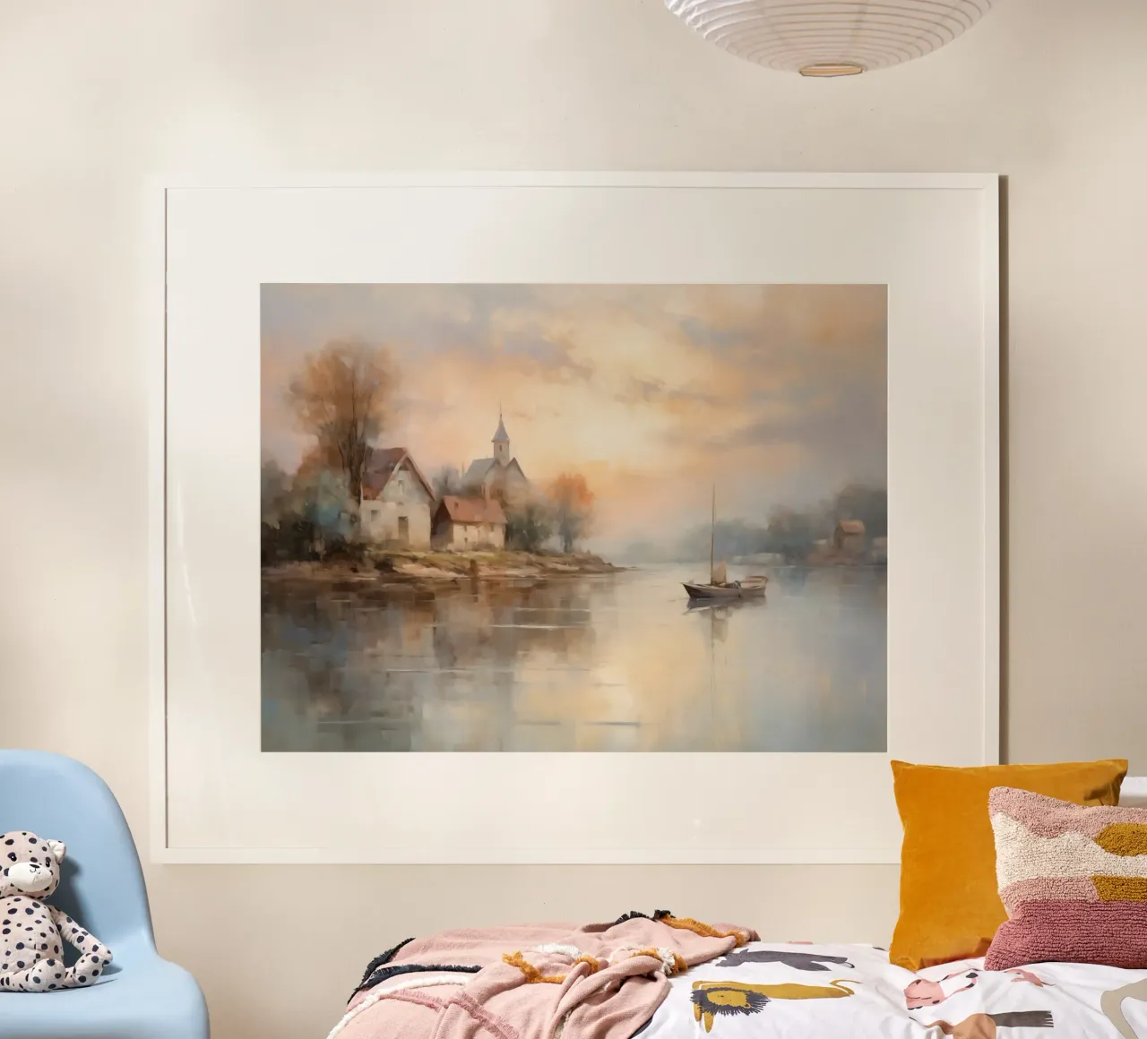 Arte da parete di Imagine poster con telaio in alluminio da Imagine