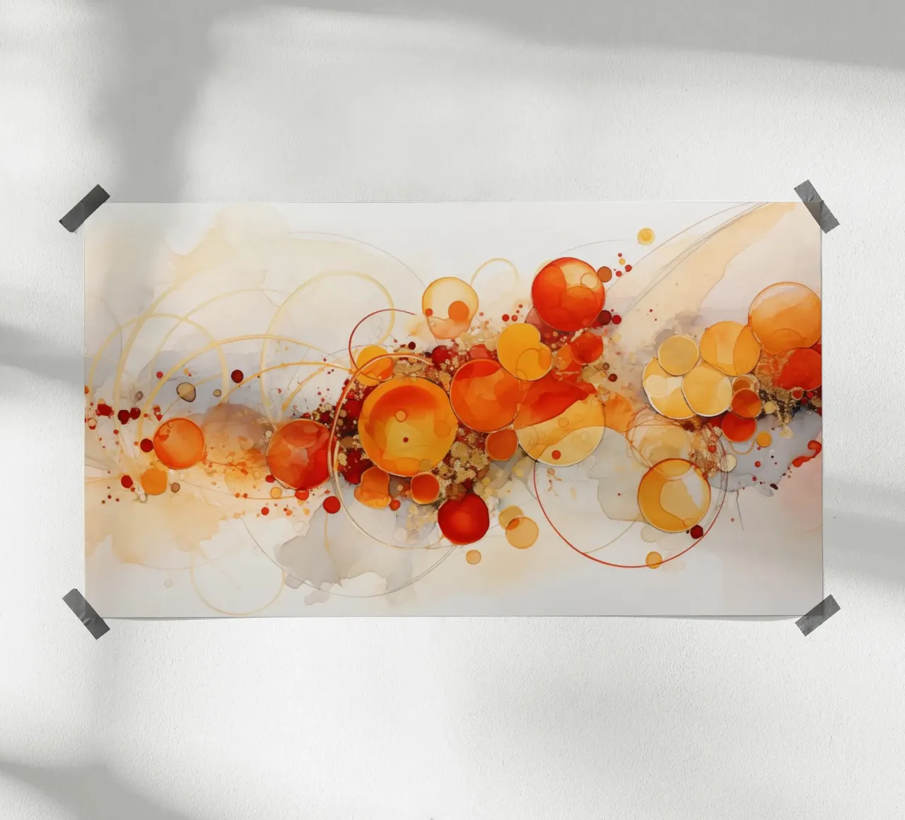 Arte da parete di Imagine poster con telaio in legno da Imagine