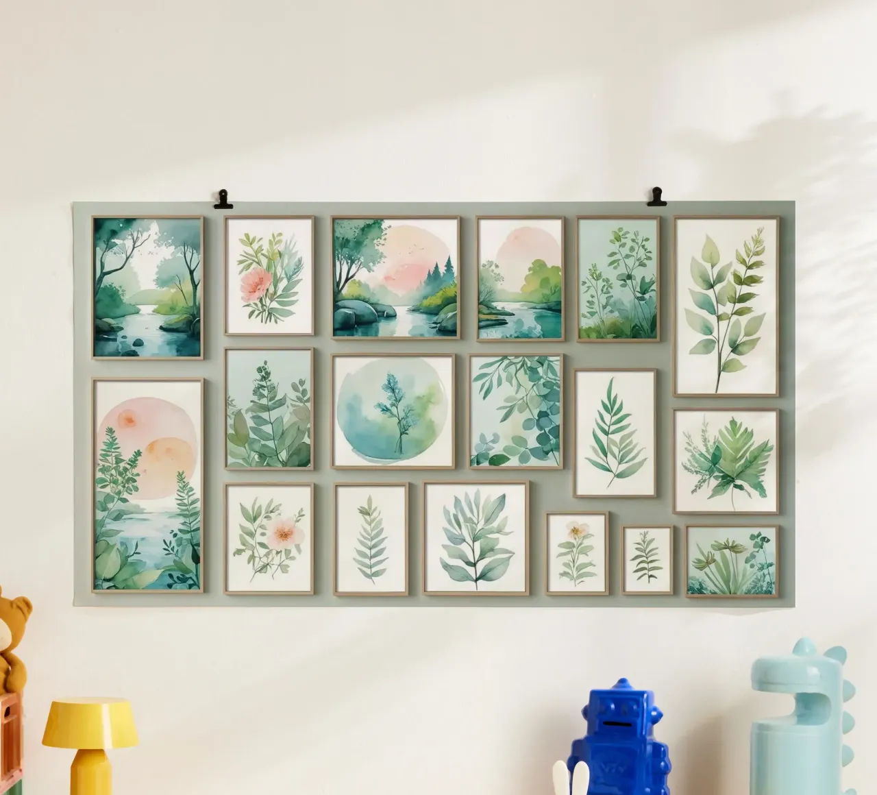 decorazione ad acquerello poster da cofa home