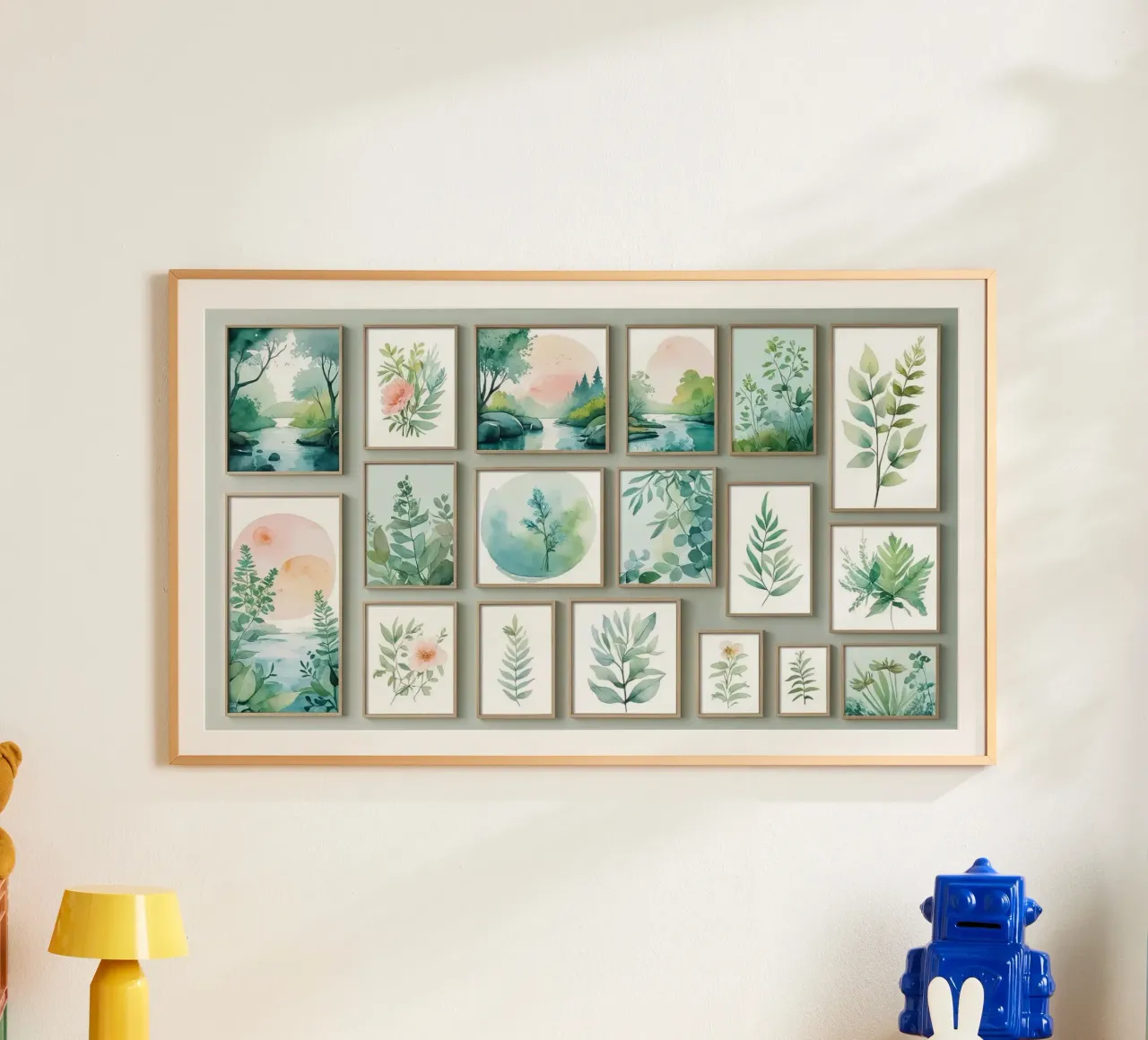 decorazione ad acquerello poster da cofa home